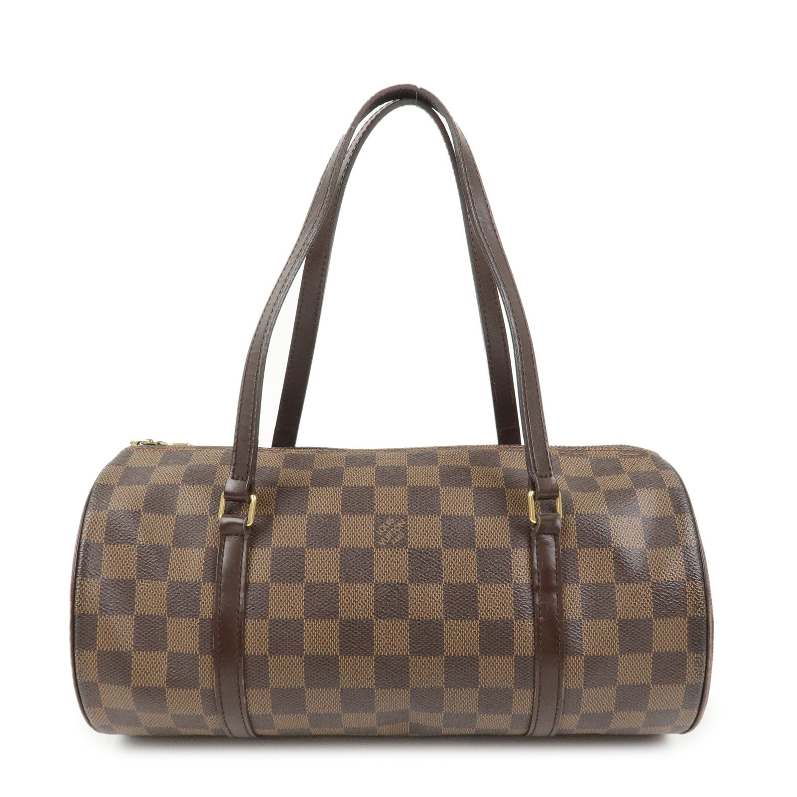 Louis Vuitton Damier Ebene Papillon 30 Hand Bag Brown N51303