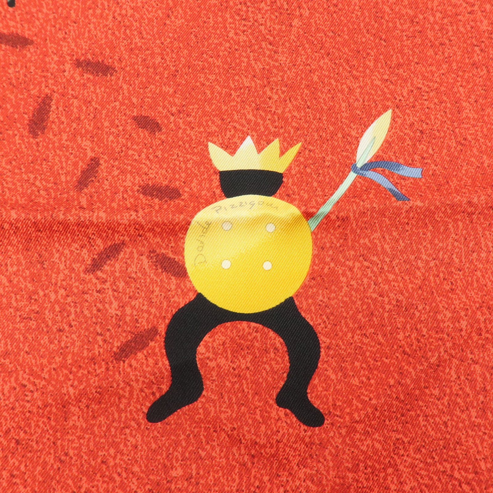 BVLGARI Silk 100% Scarf Zebra Print Red Black