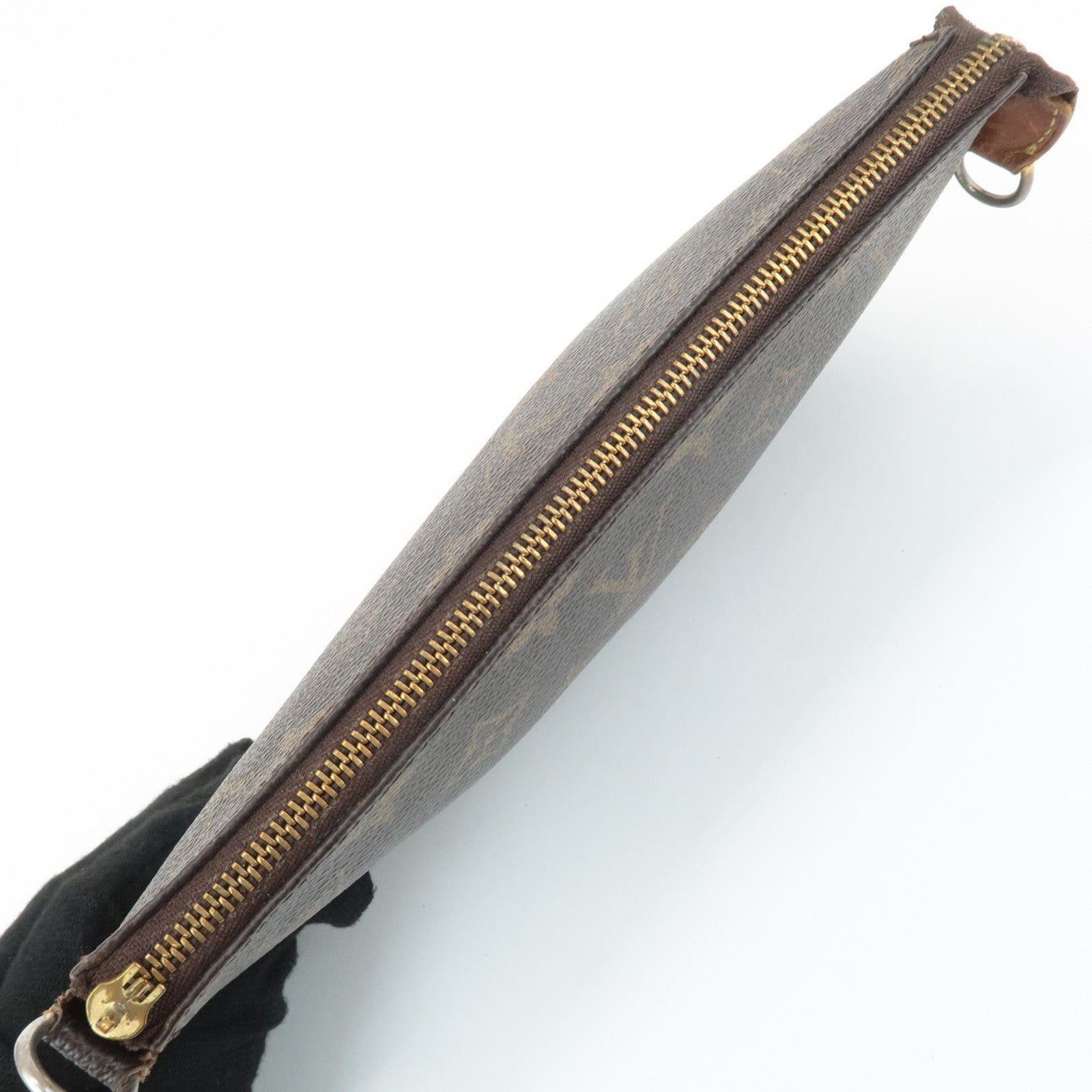 Louis Vuitton Monogram Pochette Accessoires Hand Bag Brown M51980