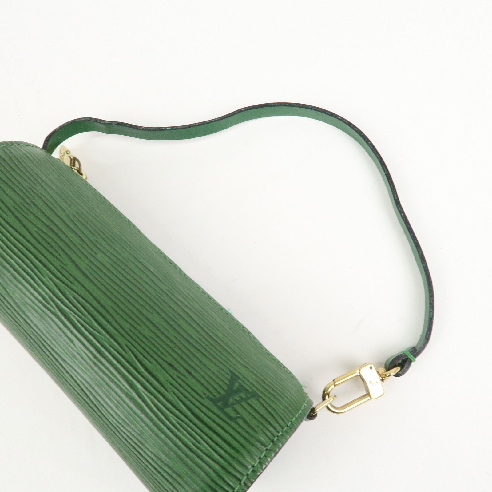 Louis Vuitton Epi Mini Pouch For Soufflot Hand Bag Borneo Green