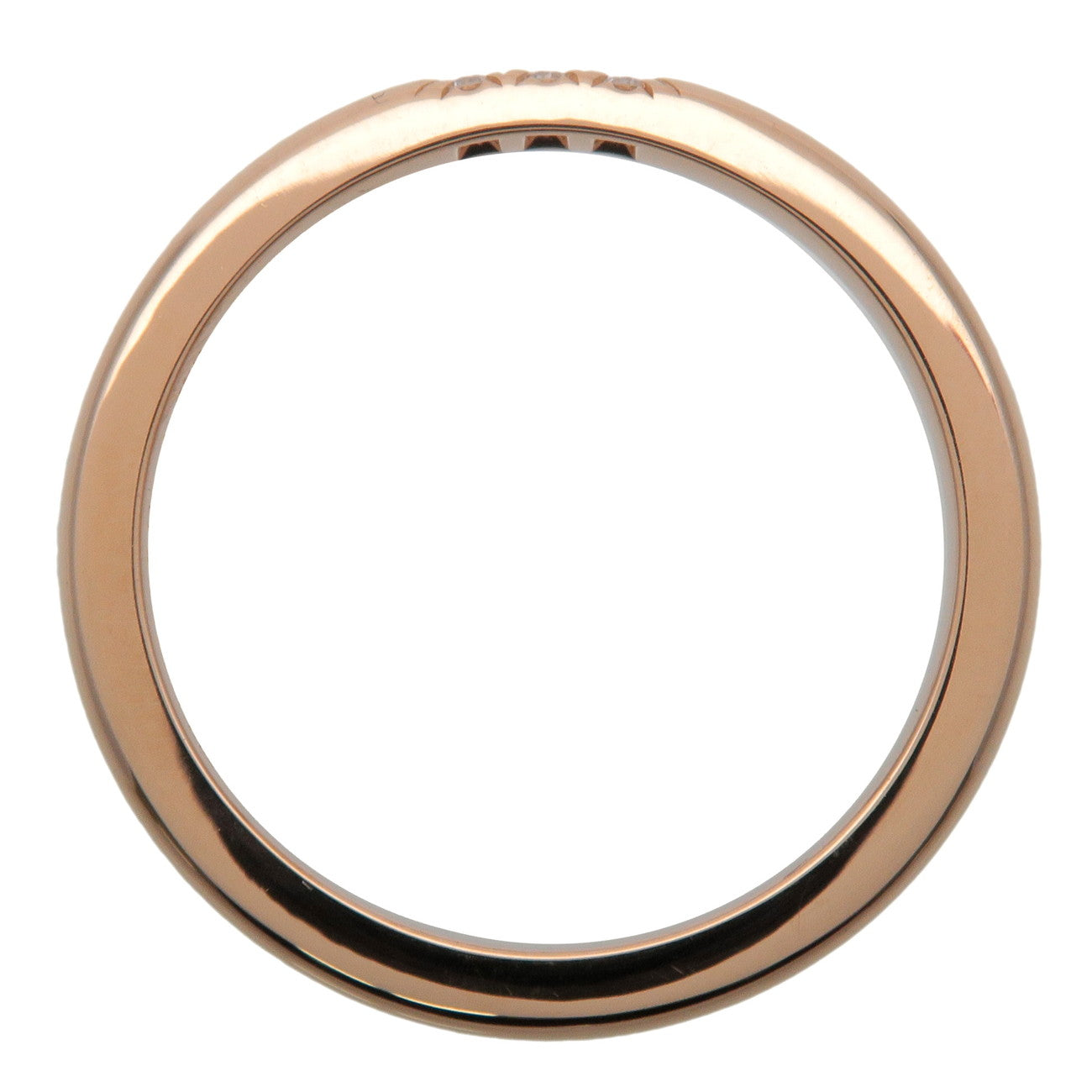 Tiffany & Co Classic Band 3P Diamond Ring K18PG 750PG US5-5.5 EU50 Rose Gold
