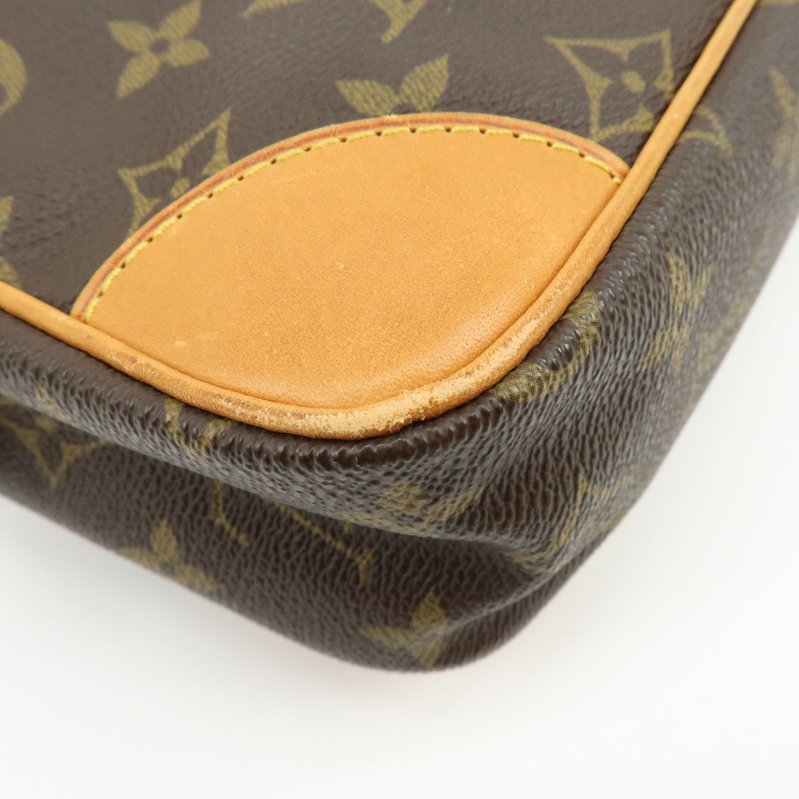 Louis Vuitton Monogram Compiegne 28 Pouch Clutch Bag Brown M51845