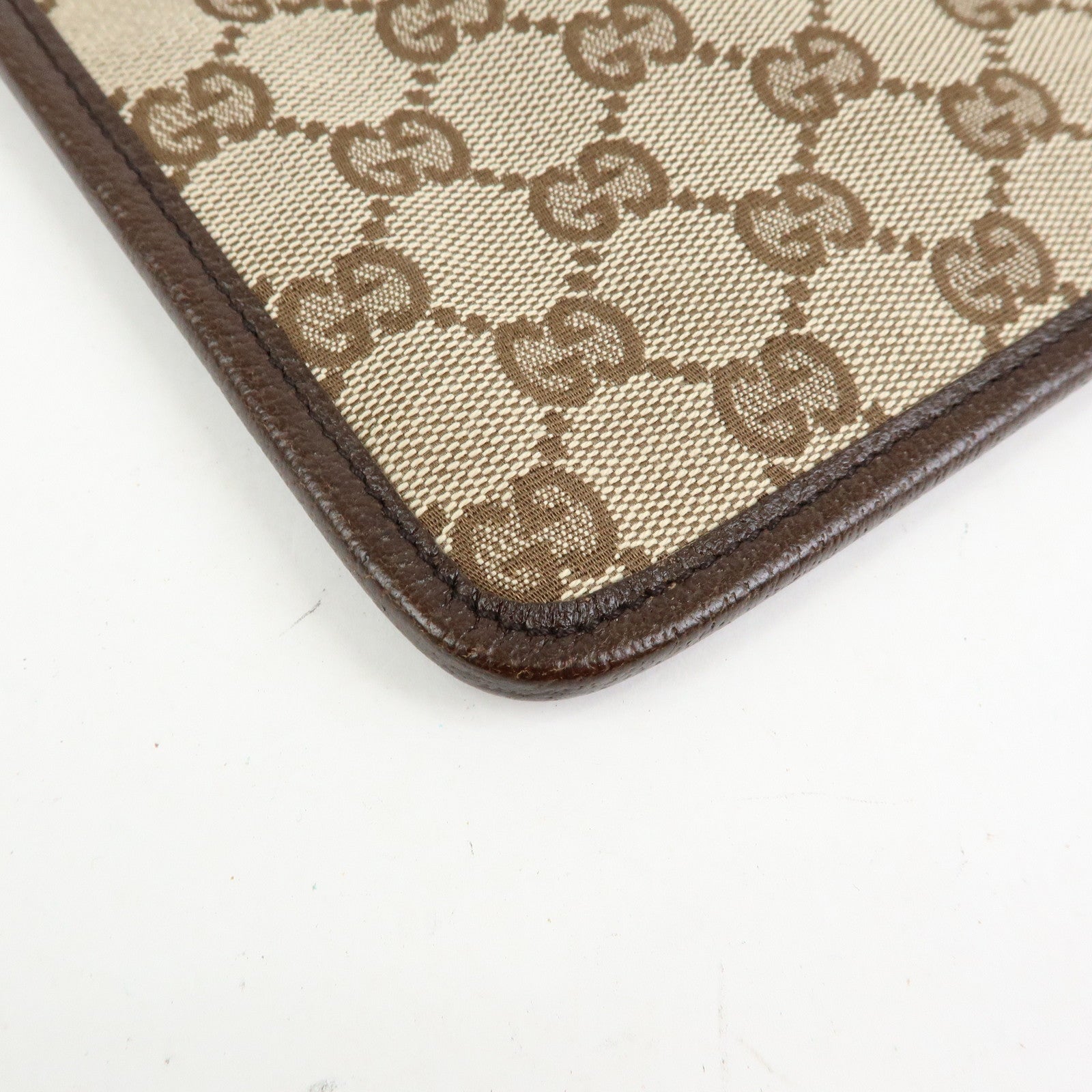 GUCCI Sherry GG Canvas Leather Shoulder Crossbody Bag Beige 27639