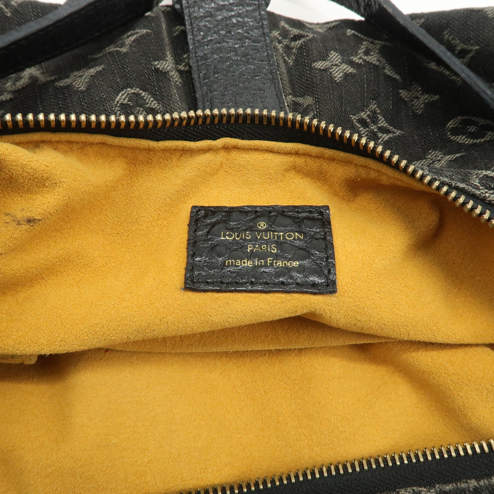 Louis Vuitton Monogram Denim Slightly Shoulder Bag Noir M95835