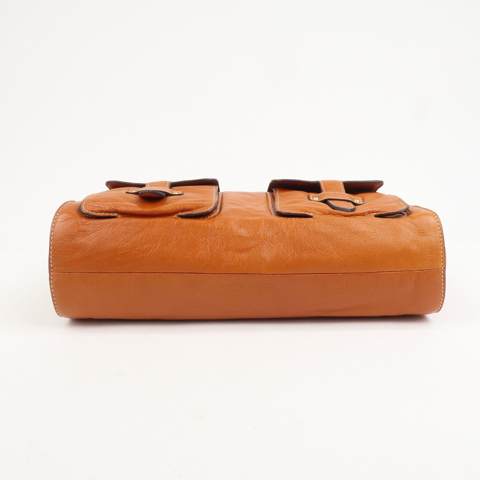 LOEWE Leather Candy 2Way Bag Shoulder Bag Hand Bag Brown