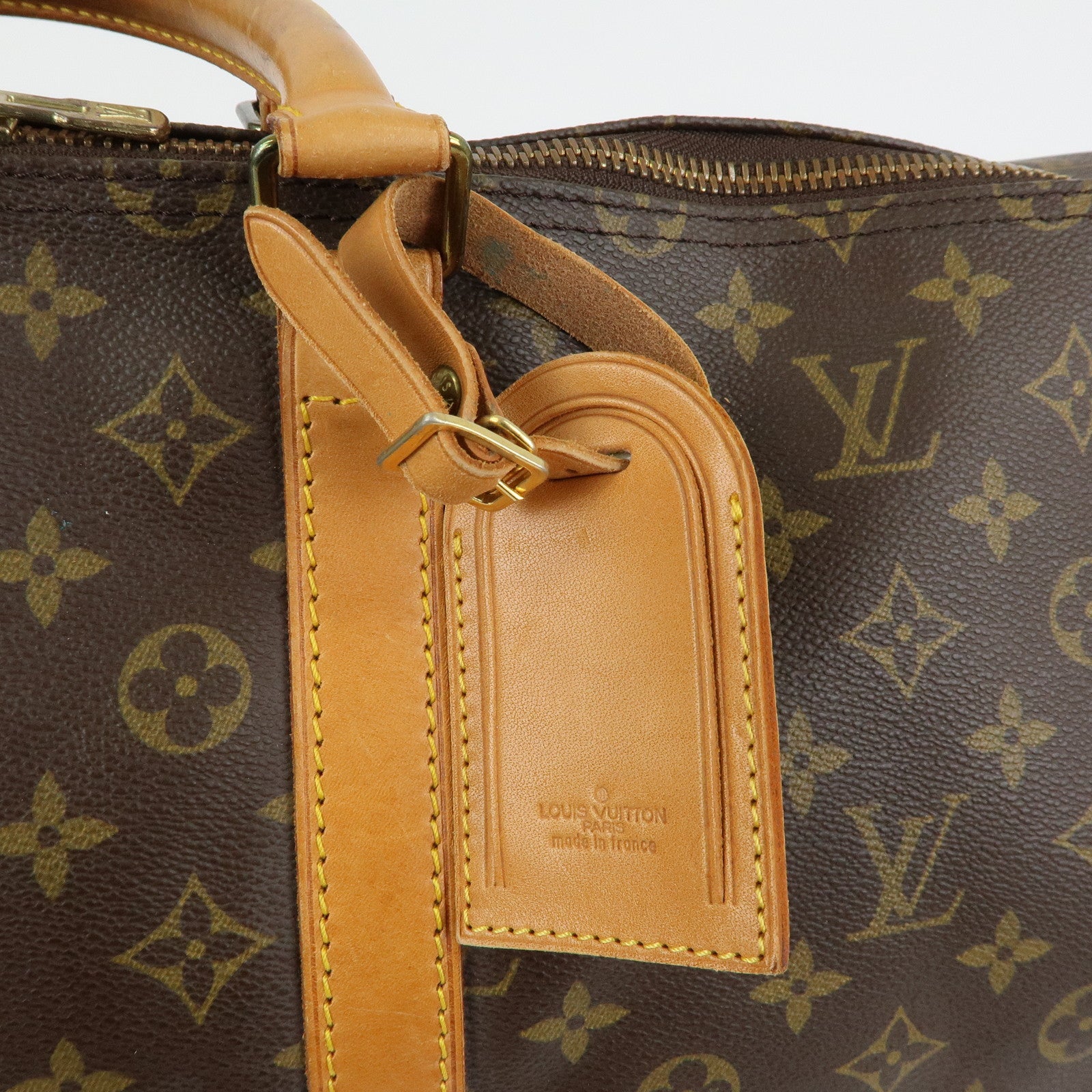 Louis Vuitton Monogram Keep All Bandouliere 55 Boston Bag M41414