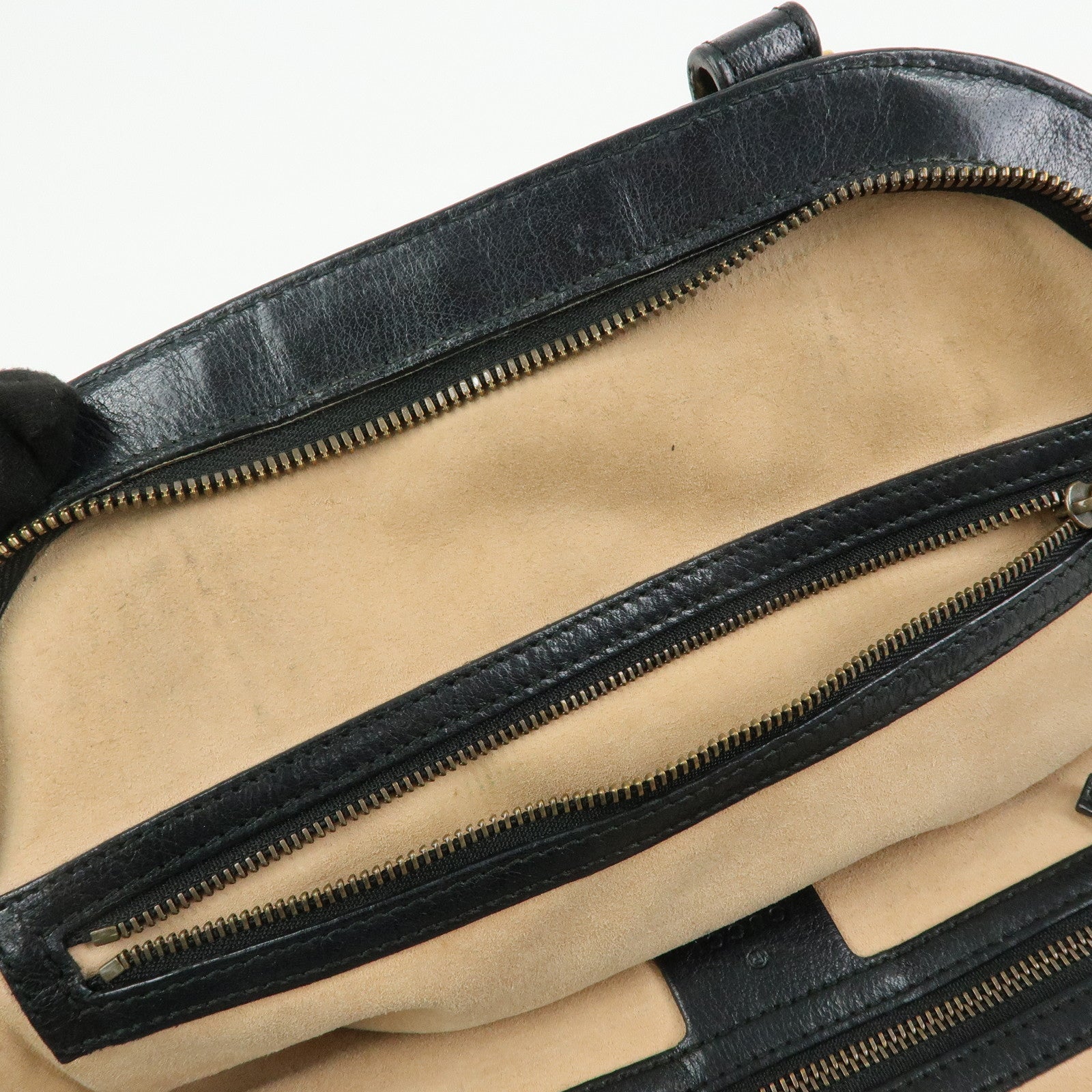 GUCCI GG Marmont Tiger Head Leather 2Way Bag Hand Bag Black 516459