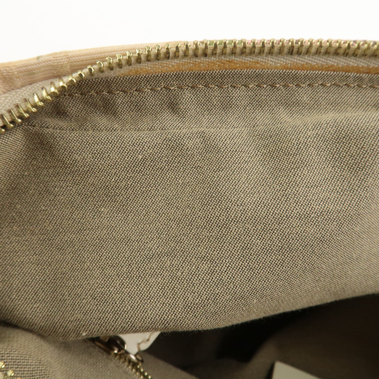 FENDI Canvas Leather Shoulder Bag Hand Bag Pink Ivory 8BR448