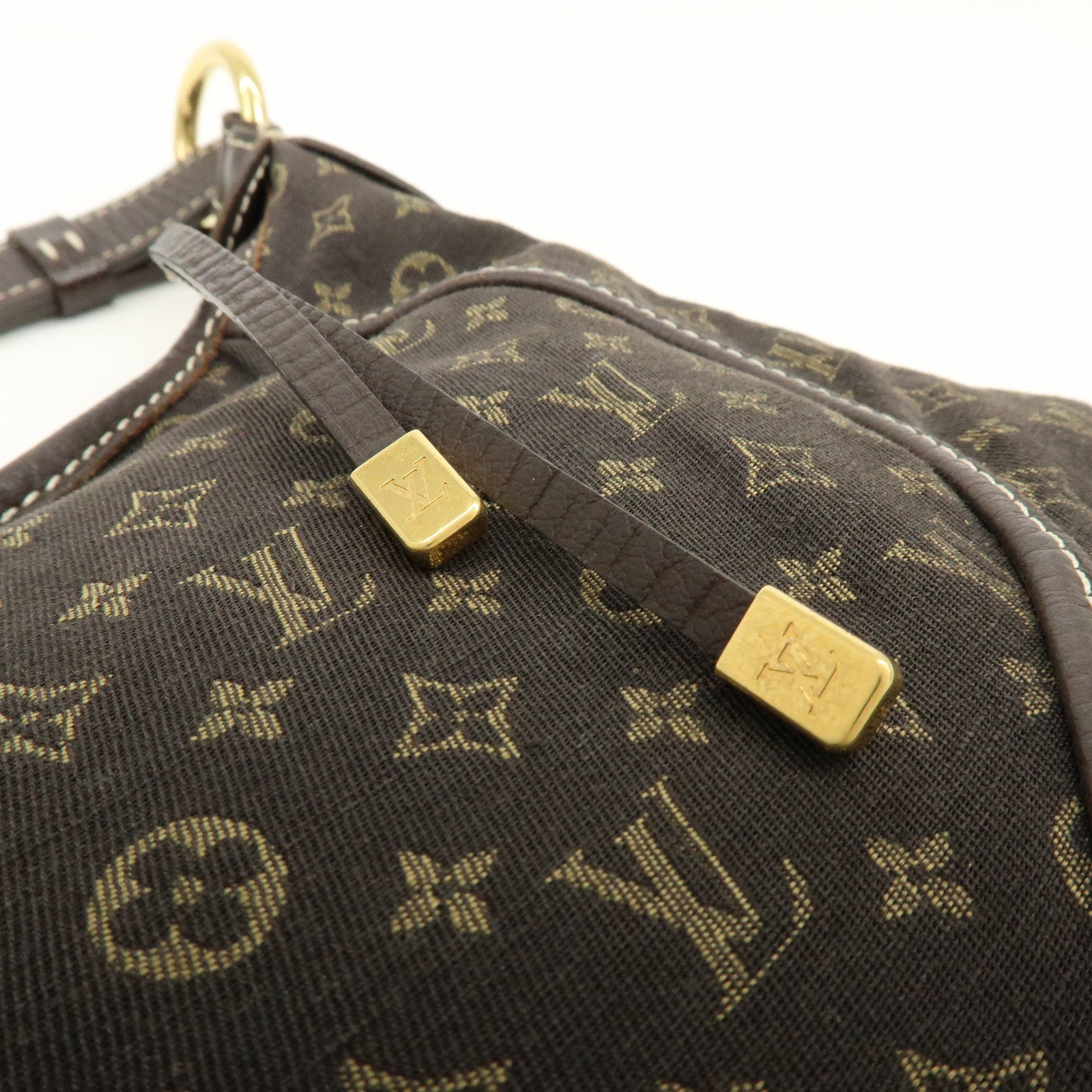 Louis Vuitton Monogram Mini Lin Manon PM Shoulder Bag Ebene M95621