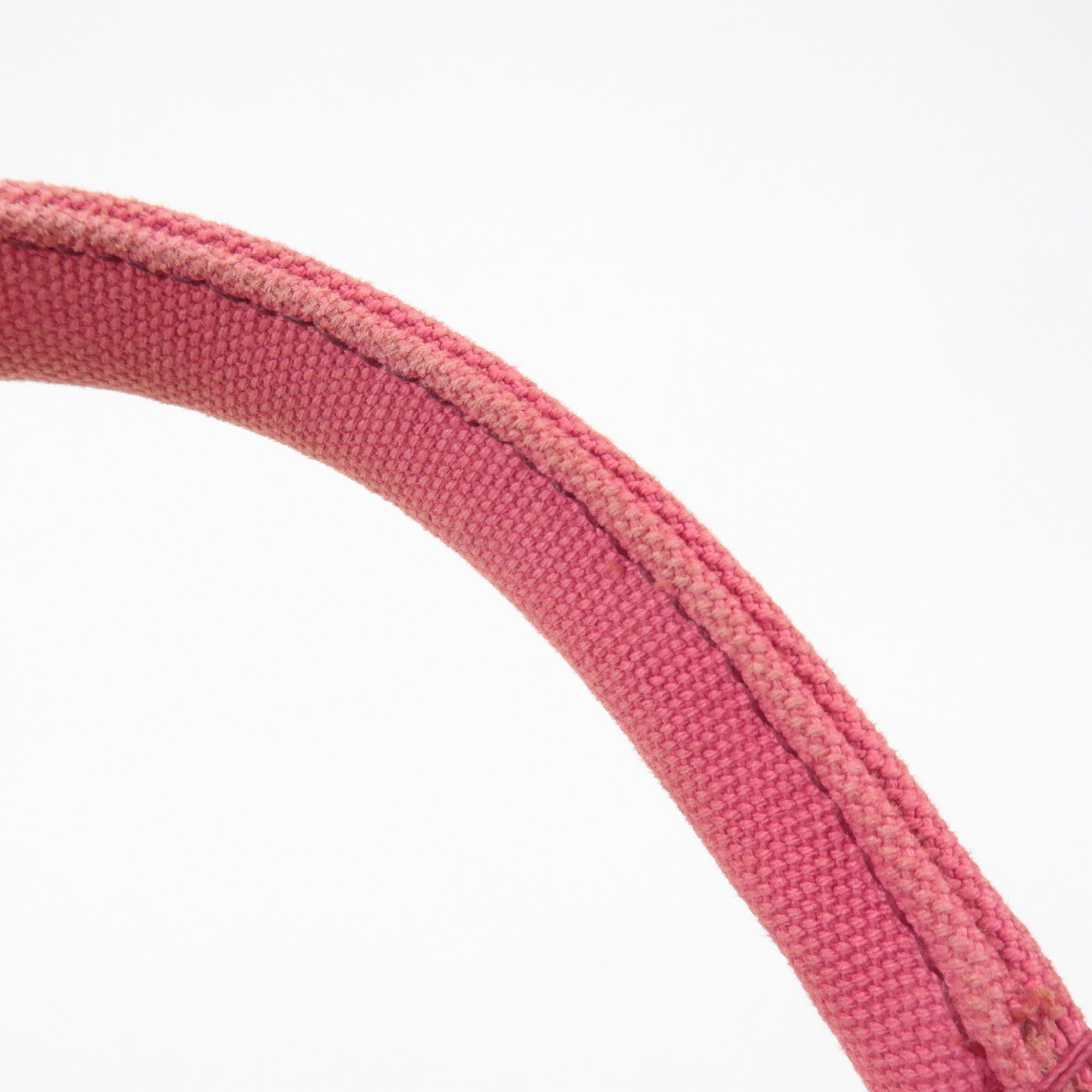 PRADA Canapa Mini Canvas 2Way Hand Bag Shoulder Bag Pink 1BG439 Used