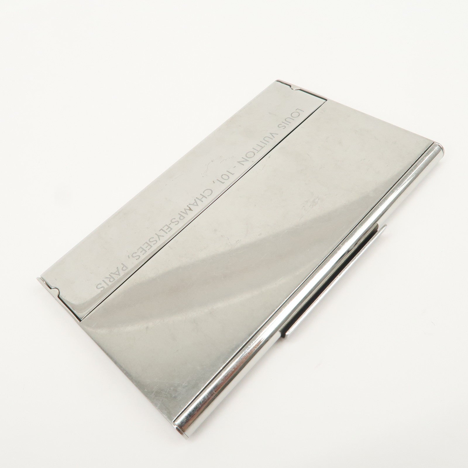 Louis Vuitton Porte Cartes Champs Elysees Card Case Silver M65227