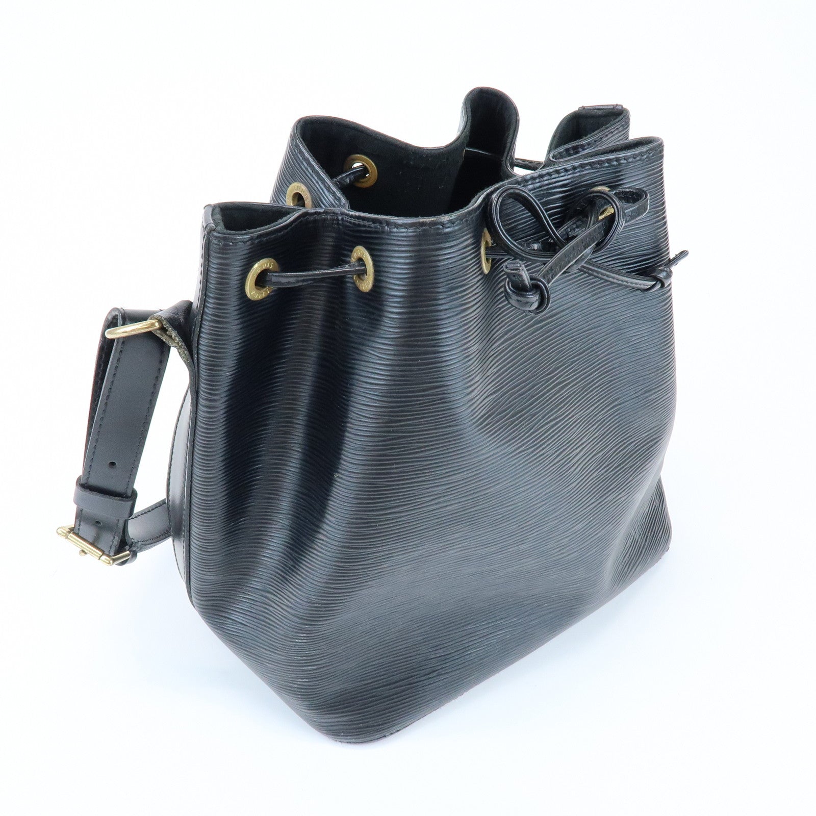 Louis Vuitton Epi Petit Noe Shoulder Bag Noir Black M59012