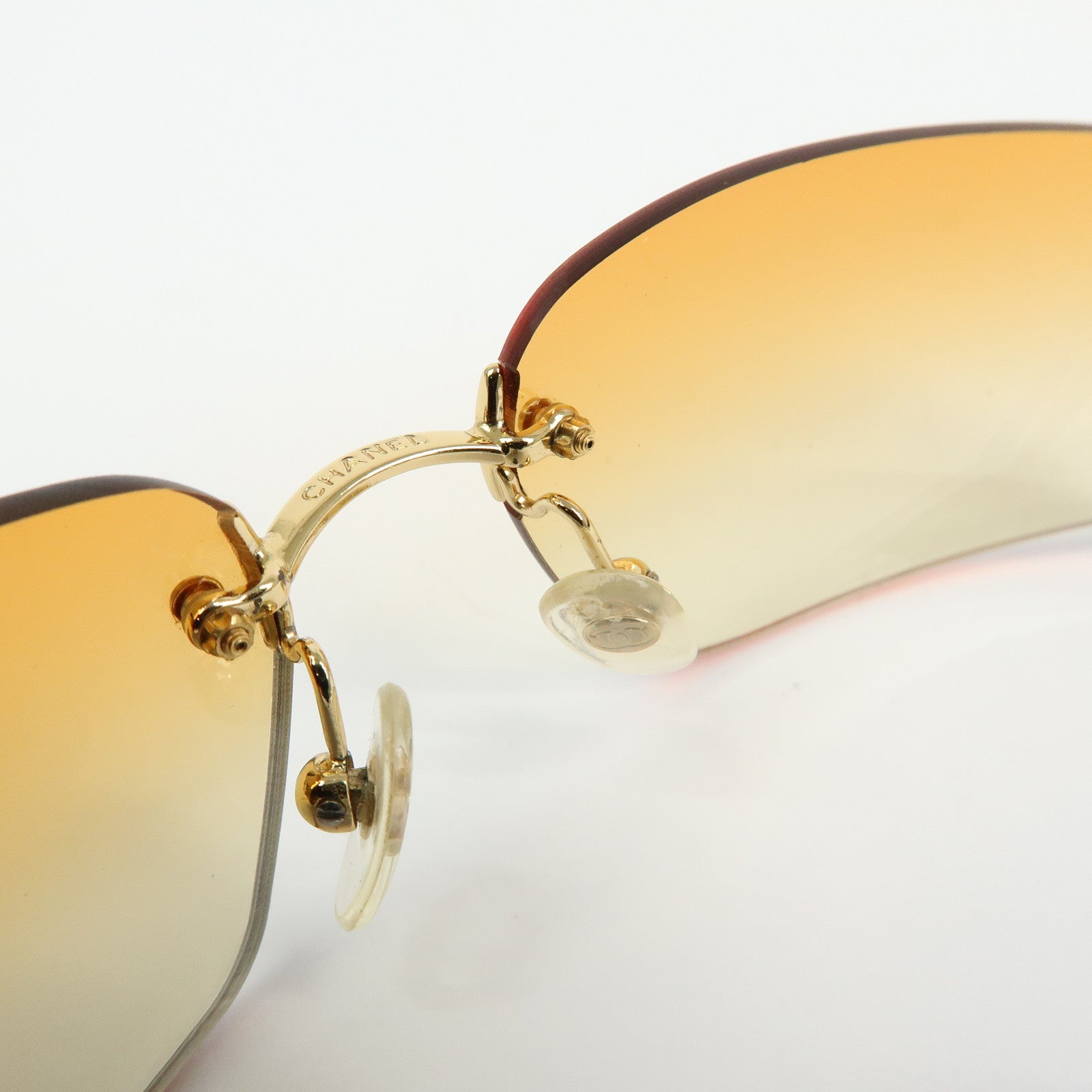 CHANEL COCO Mark Plastic Sunglasses 65笆「17 c.139/56 4018 Brown