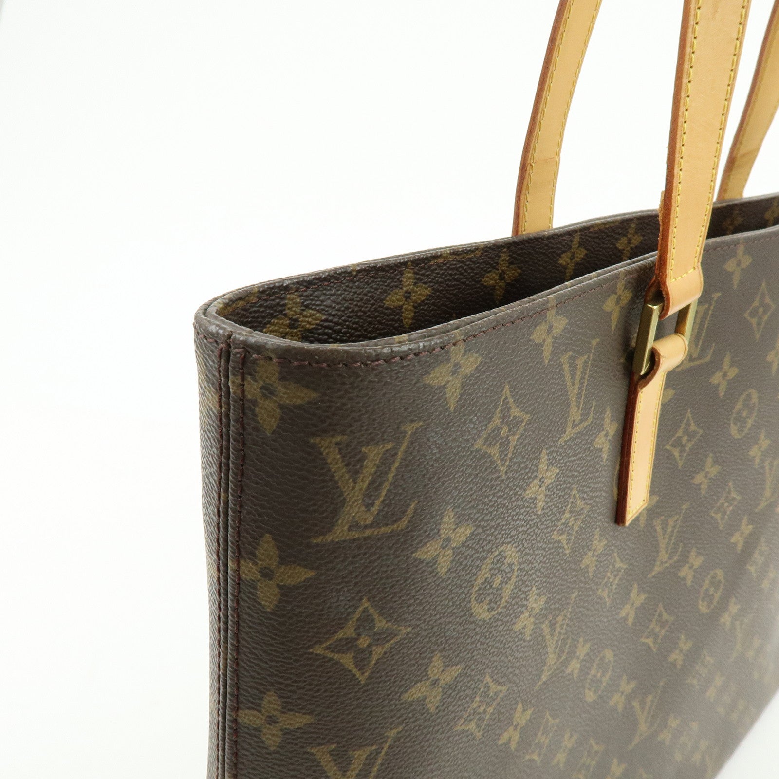 Louis Vuitton Monogram Luco Tote Bag Shoulder Bag Brown M51155