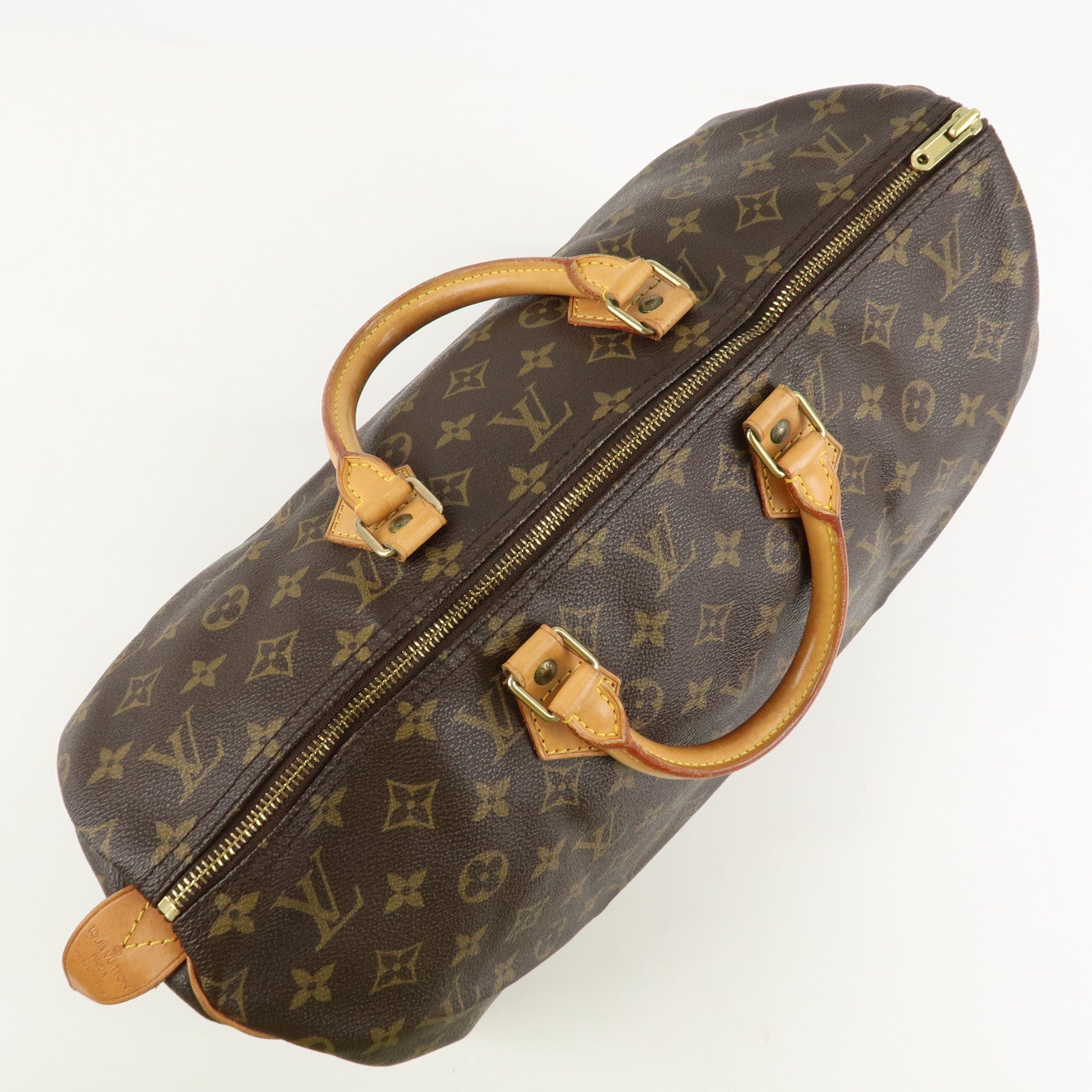 Louis Vuitton Monogram Speedy 40 Hand Bag Boston Bag M41522 Used