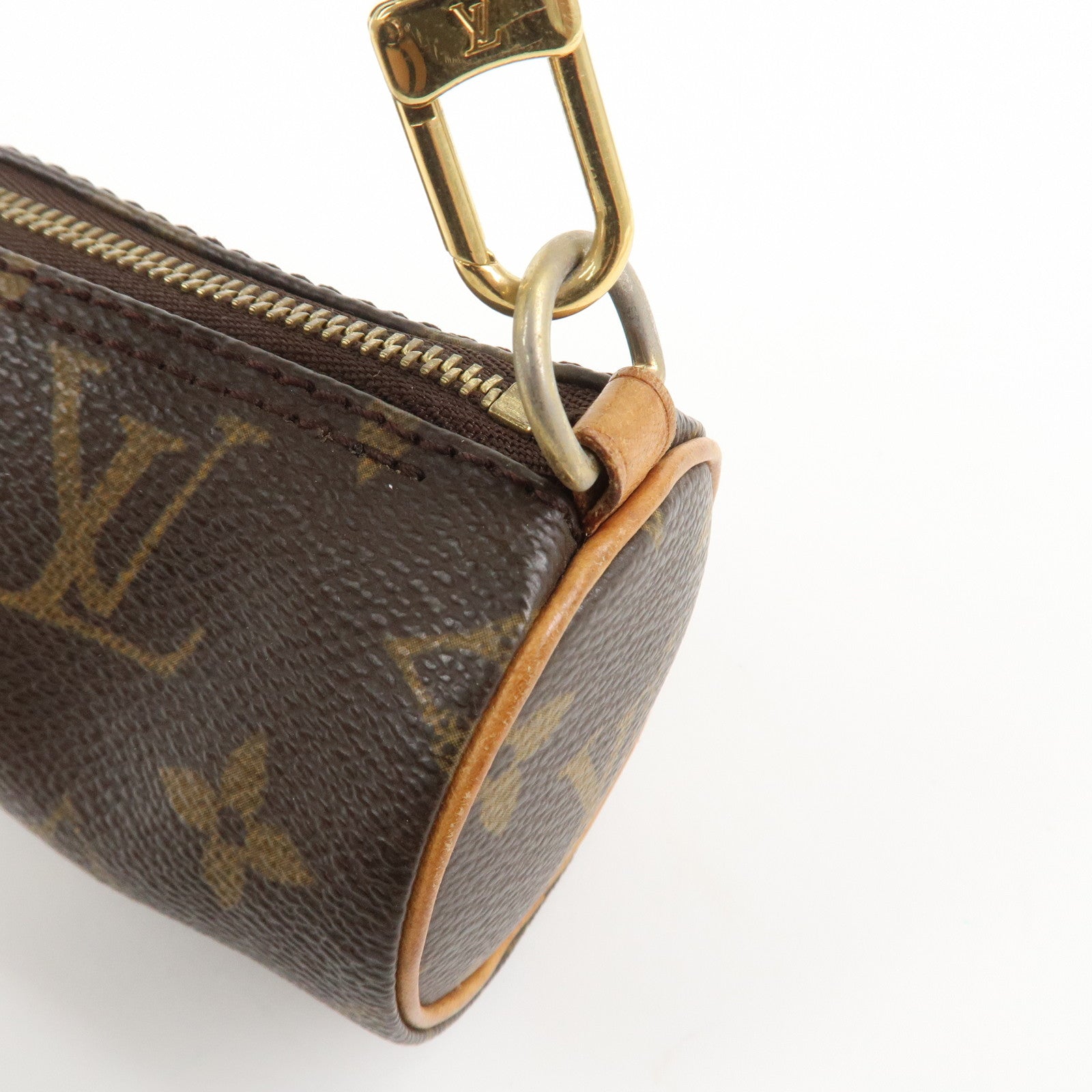 Louis Vuitton Monogram Mini Pouch for Papillon Bag New Style Brown
