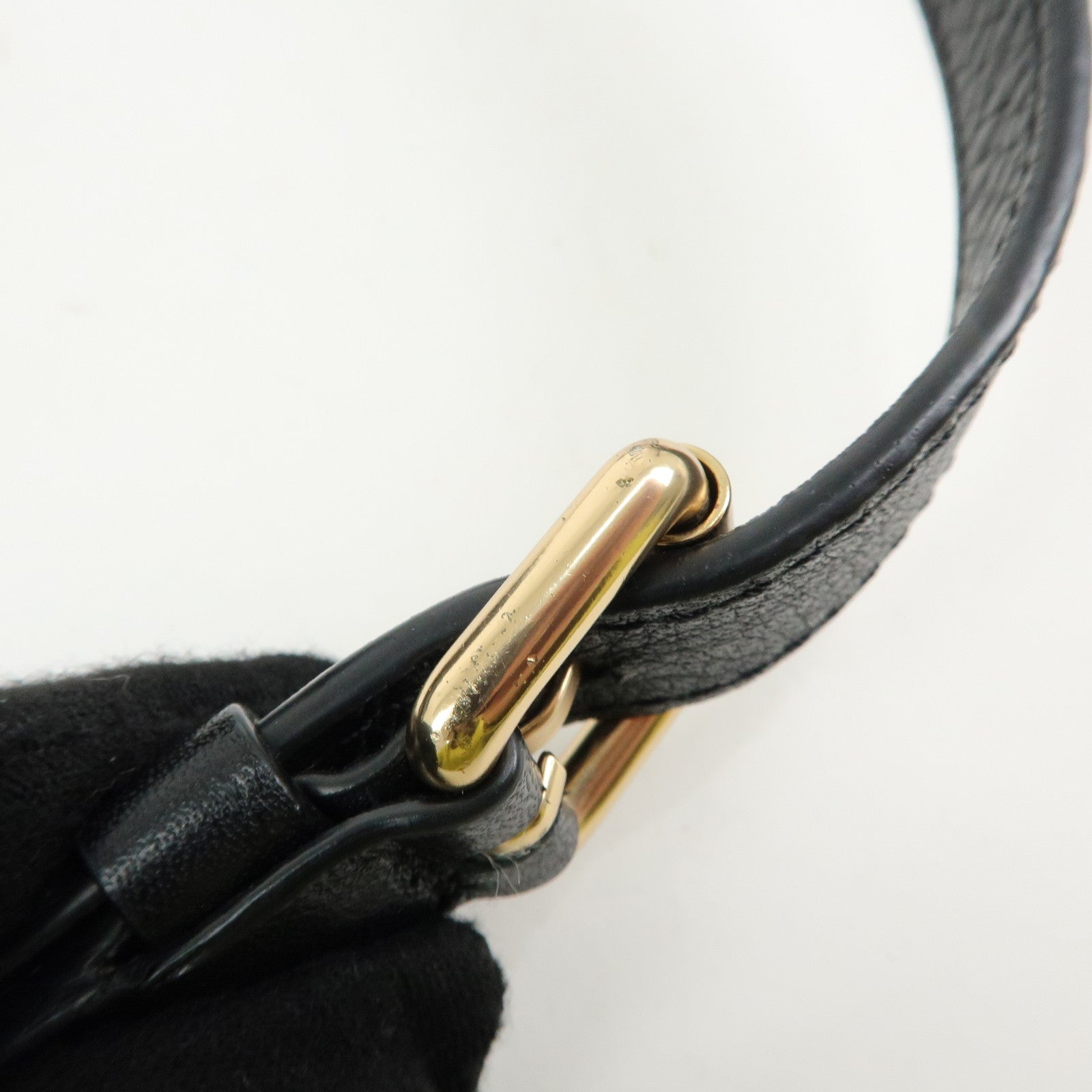 Chloe See by Cloe Leather 2Way Bag Shoulder Bag Hand Bag Black