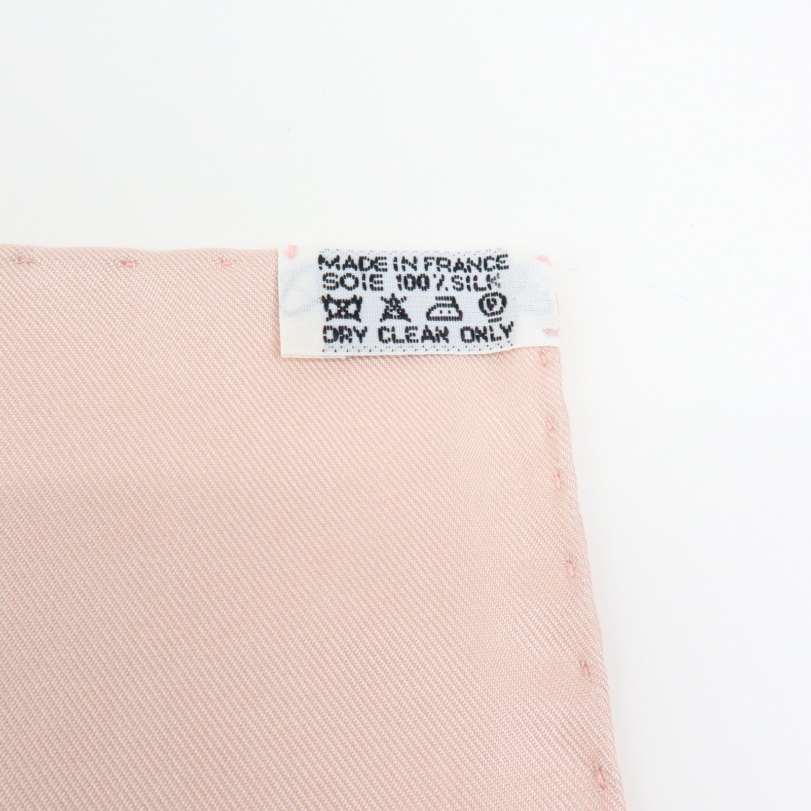 HERMES Carre 90 Silk 100% Scarf Des Fleurs Pour Le Dire Light Pink