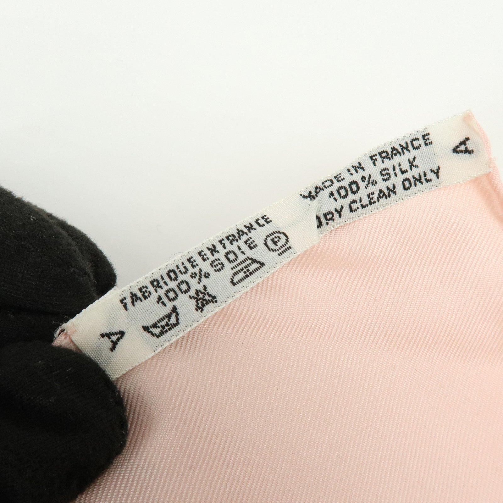 HERMES Carre 90 Silk 100% BRIDES DE GALA Scarf Light Pink White