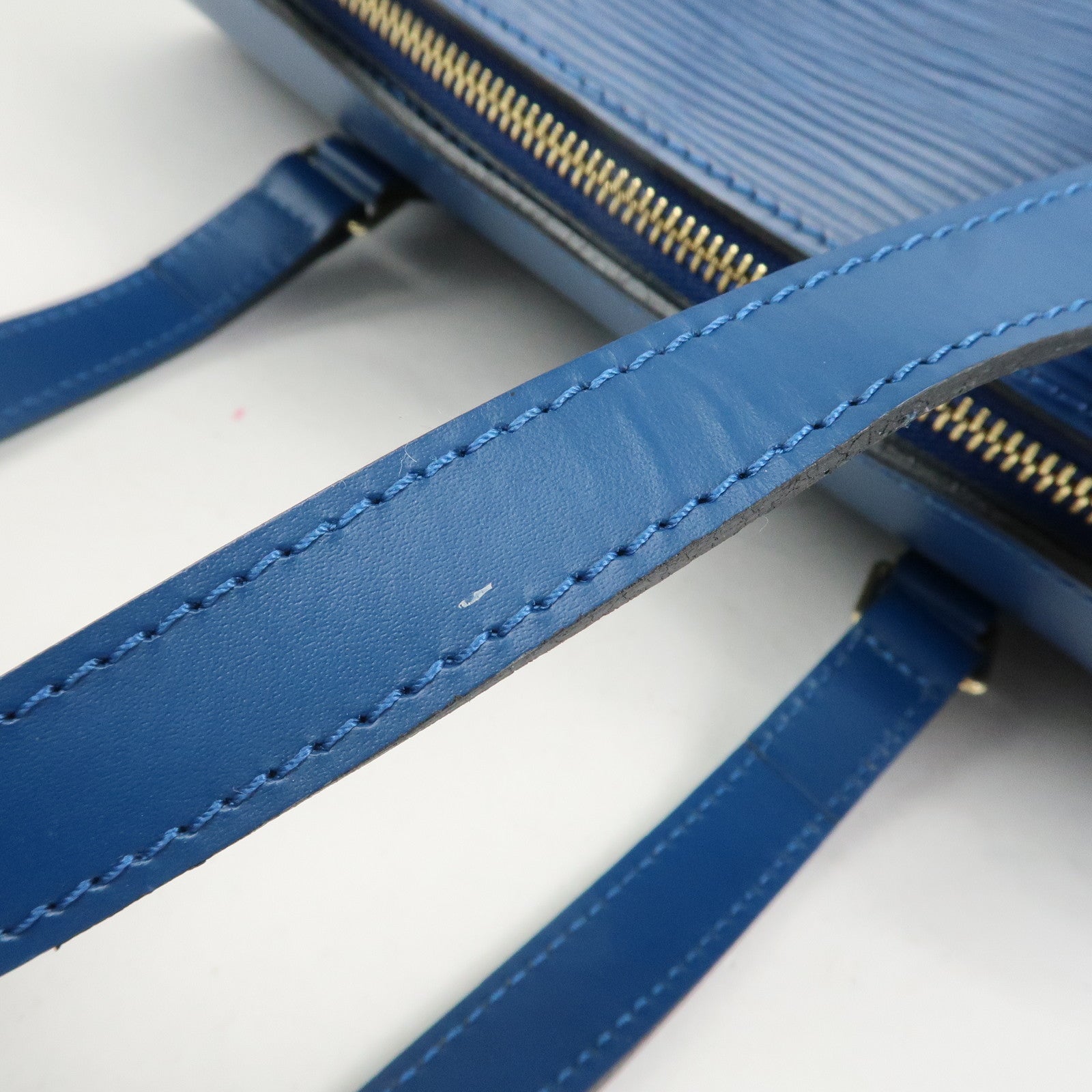 Louis Vuitton Epi Soufflot Shoulder Bag Hand Bag Toledo Blue M52225