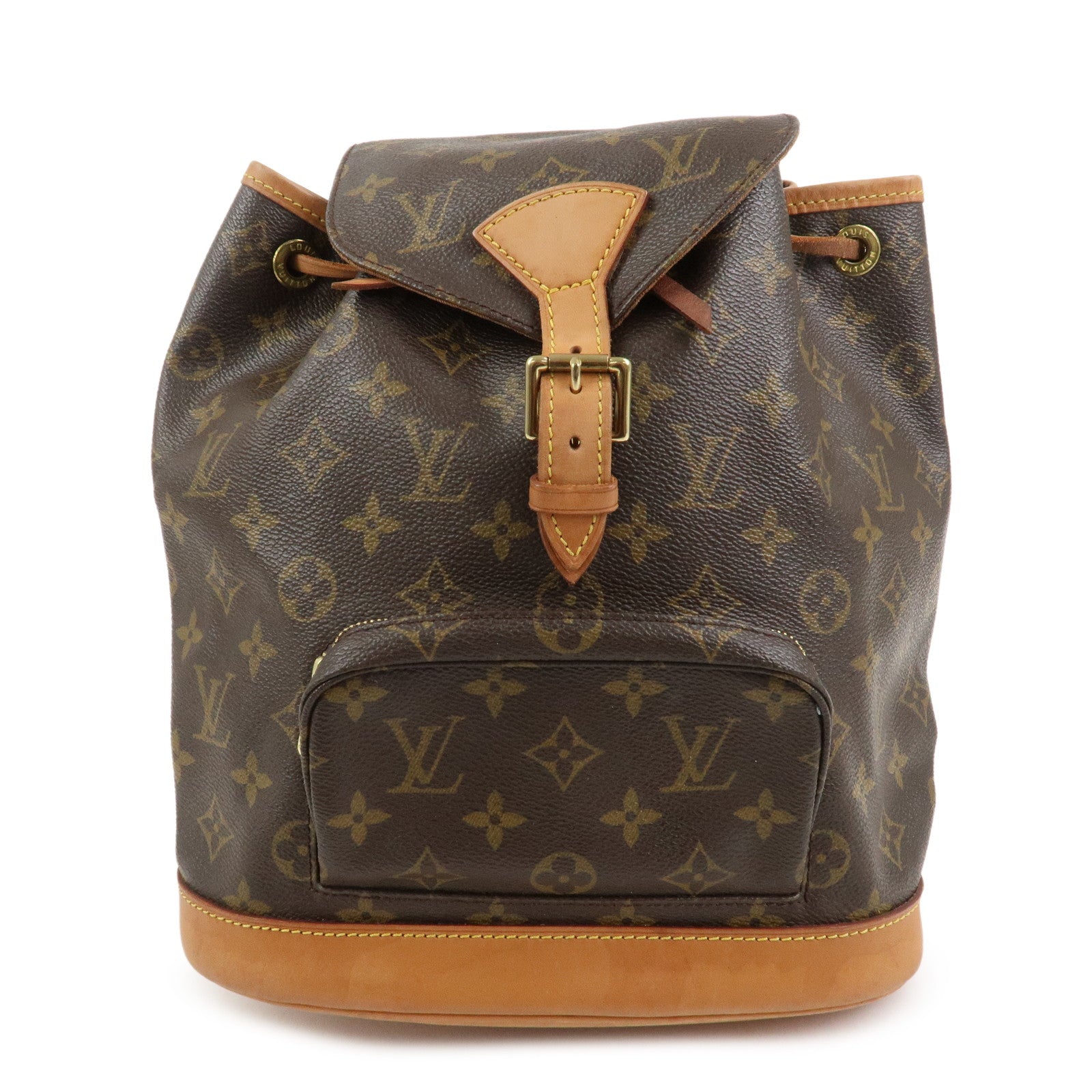 Louis Vuitton Monogram Canvas Montsouris MM Backpack Brown M51136