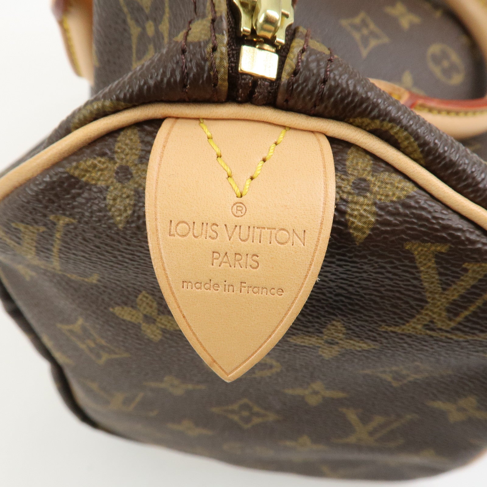 Louis Vuitton Monogram Speedy 30 Boston Bag Hand Bag Brown M41526