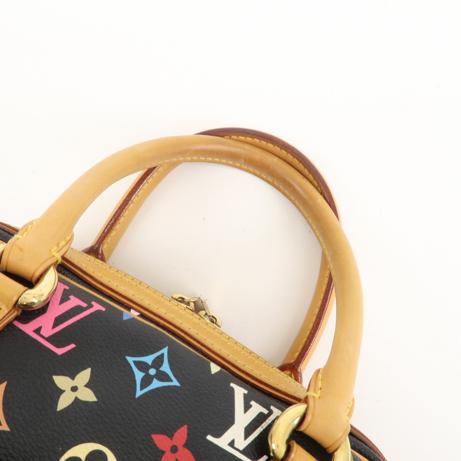 Louis Vuitton Monogram Multicolor Priscilla Hand Bag Noir M40097