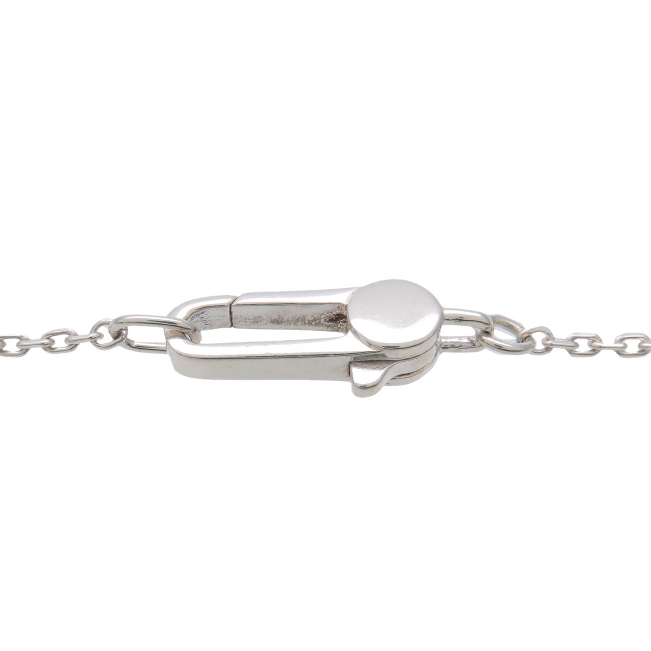 GUCCI Logo Plate Necklace SV925 Silver
