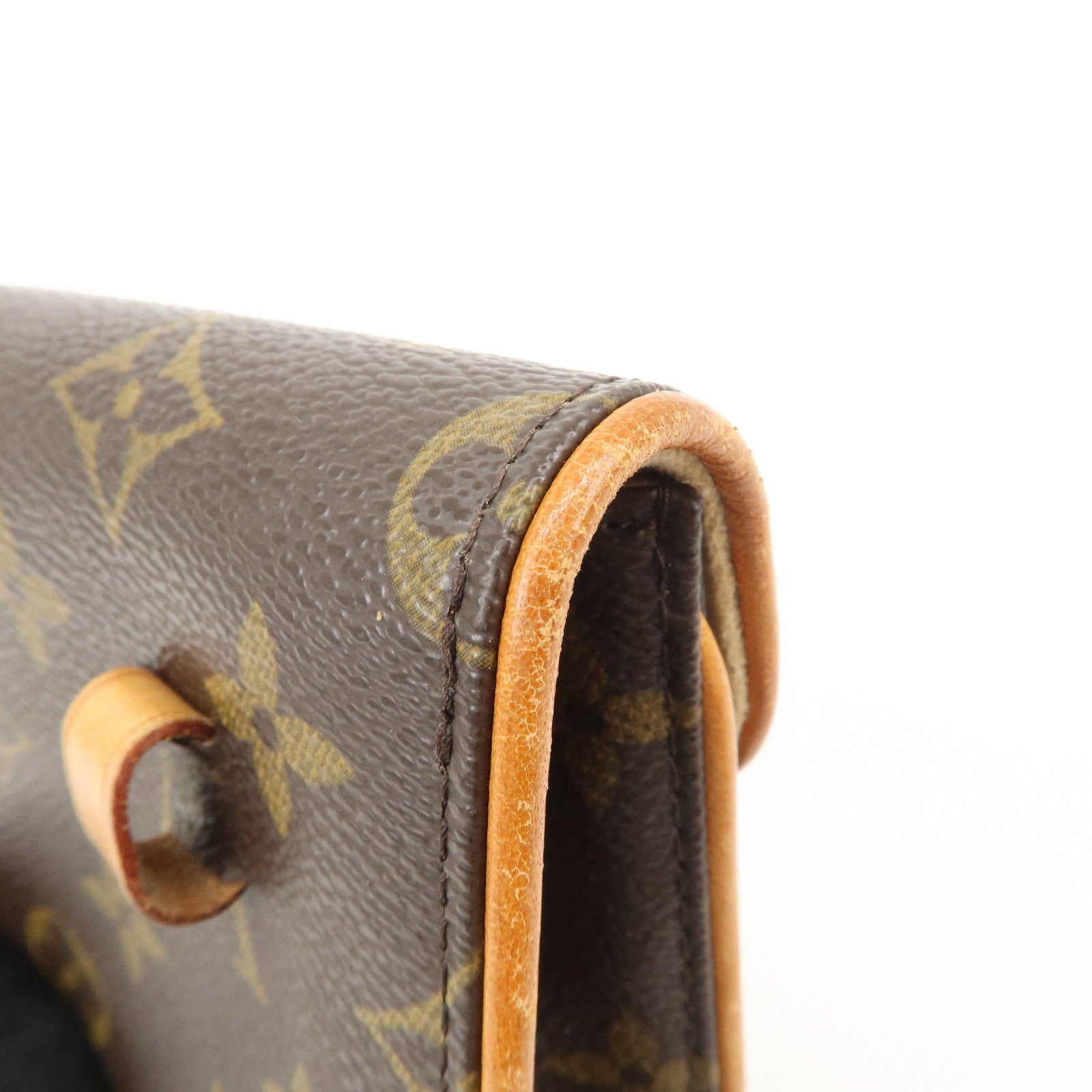 Louis Vuitton Monogram Pochette Florentine Waist Bag Belt M51855 Used