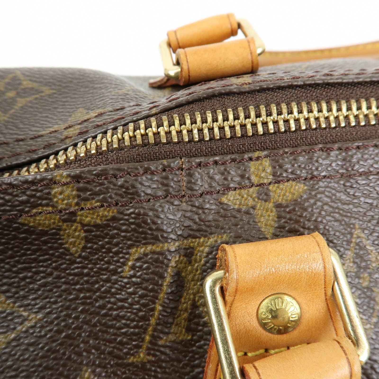 Louis Vuitton Monogram Speedy 40 Hand Bag Boston Bag Brown M41522