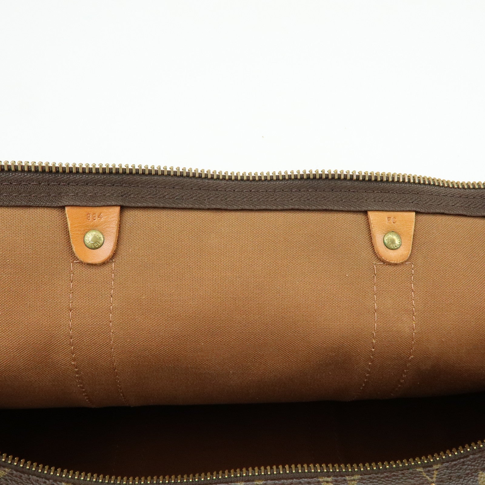 Louis Vuitton Monogram Keep All 55 Boston Bag Brown M41424