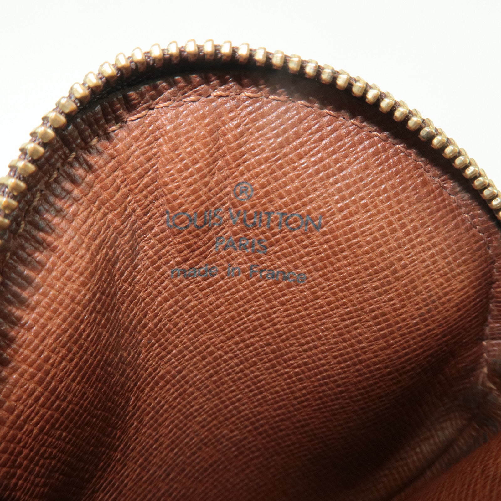 Louis Vuitton Monogram Porte Monnaie Rond Coin Case M61926 Used