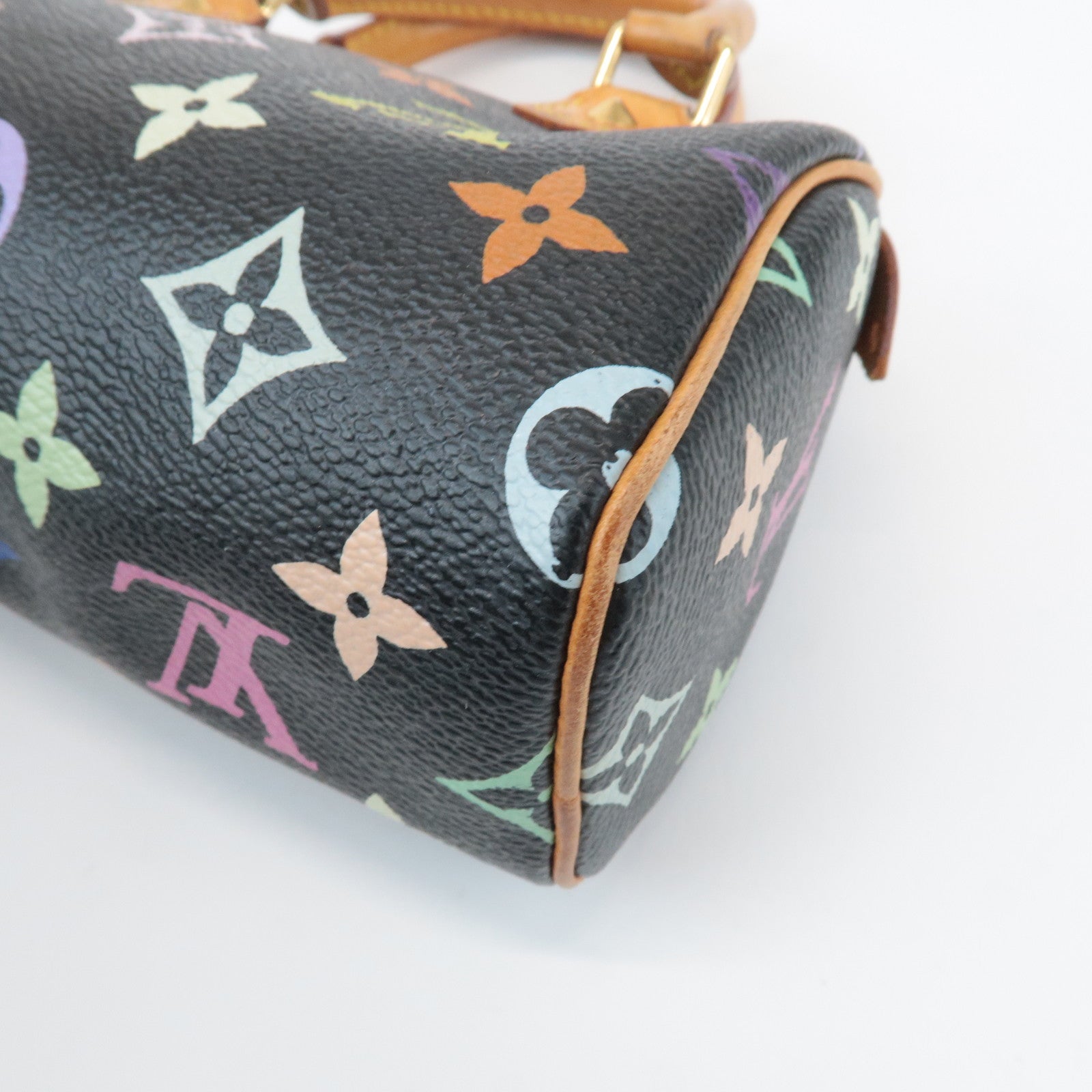 Louis Vuitton Monogram Multicolor Mini Speedy Mini Bag Noir M92644