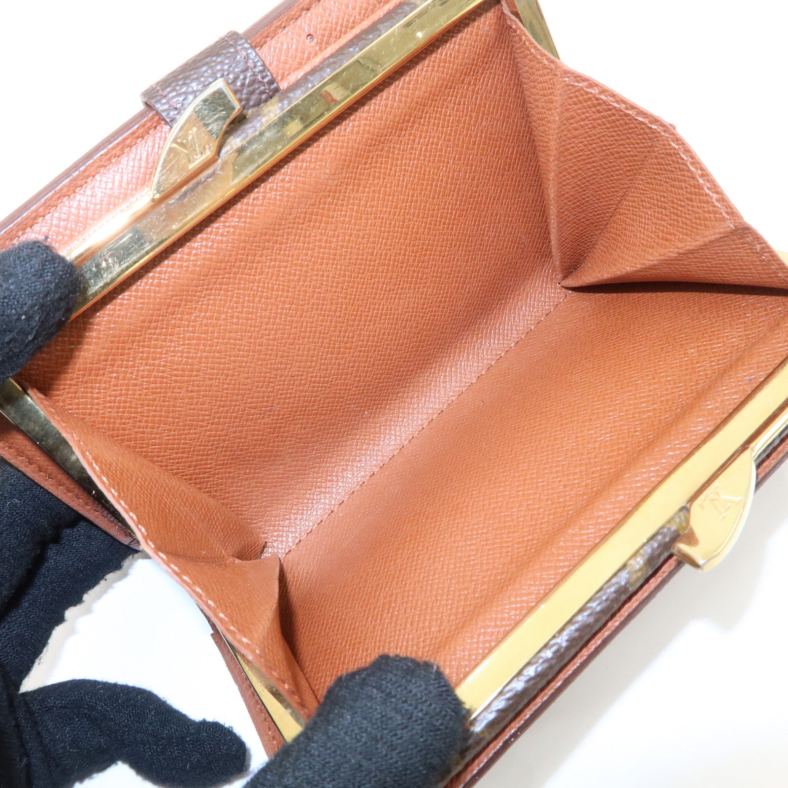 Louis Vuitton Monogram Portefeuille Viennois Wallet Brown M61674 Used