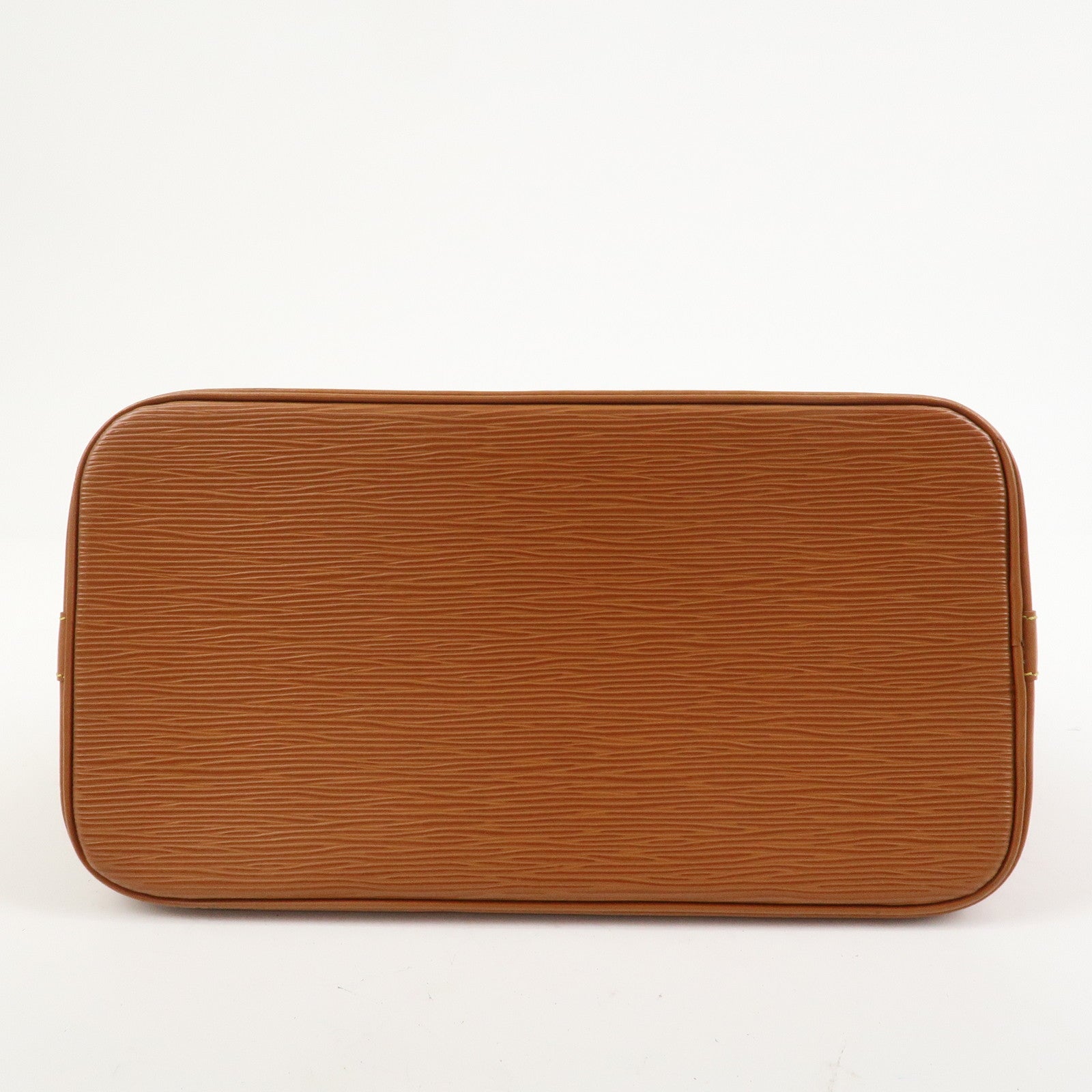 Louis Vuitton Epi Alma Hand Bag Zipang Gold M54148