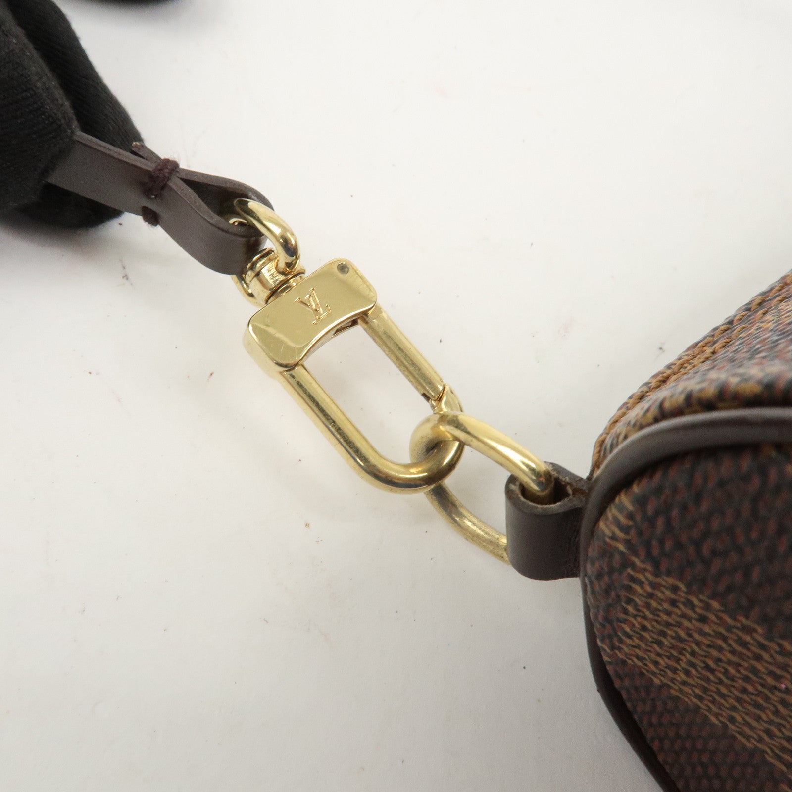 Louis Vuitton Monogram Mini Pouch for Papillon Bag Brown