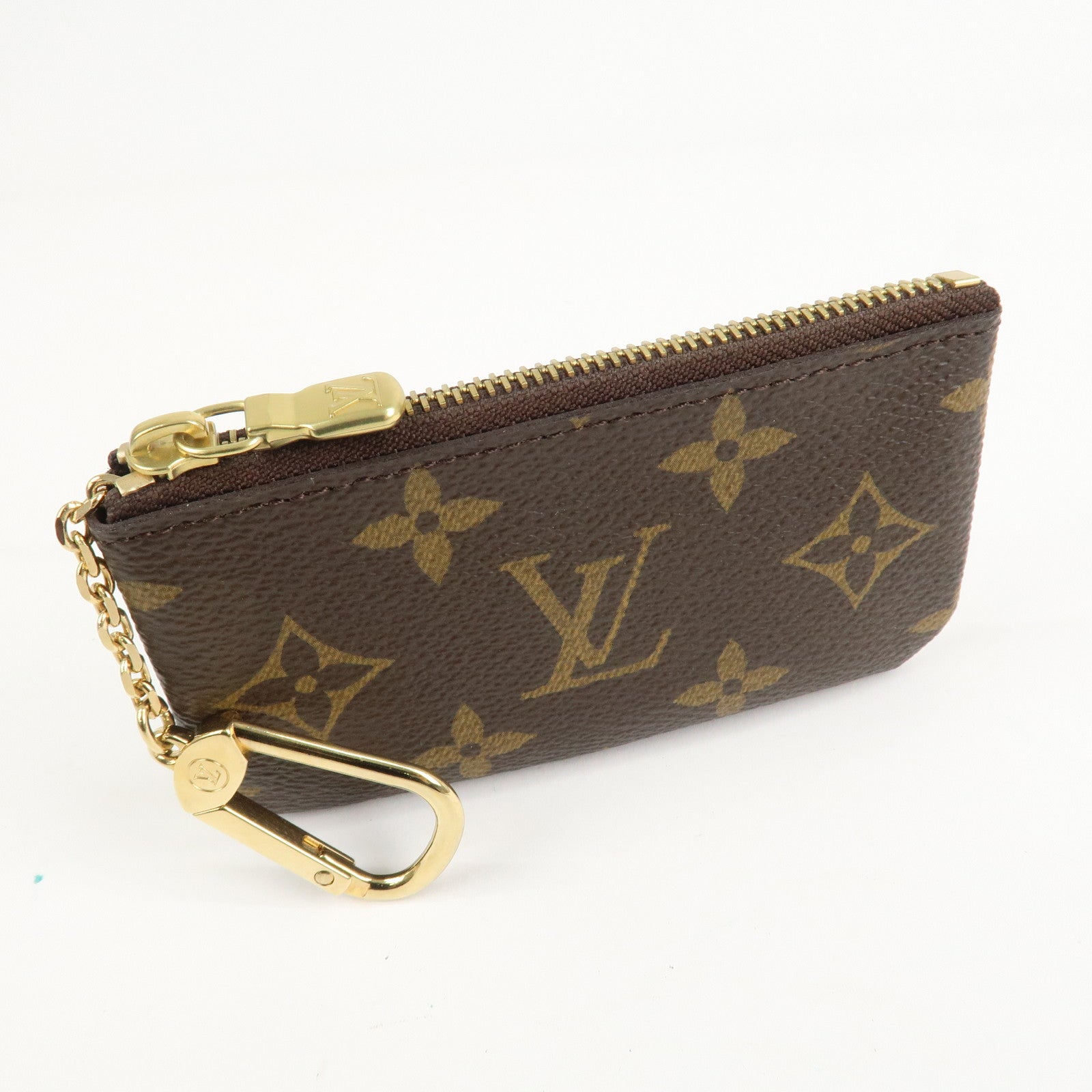 Louis Vuitton Monogram Pochette Cles Coin Case Key Case M62650