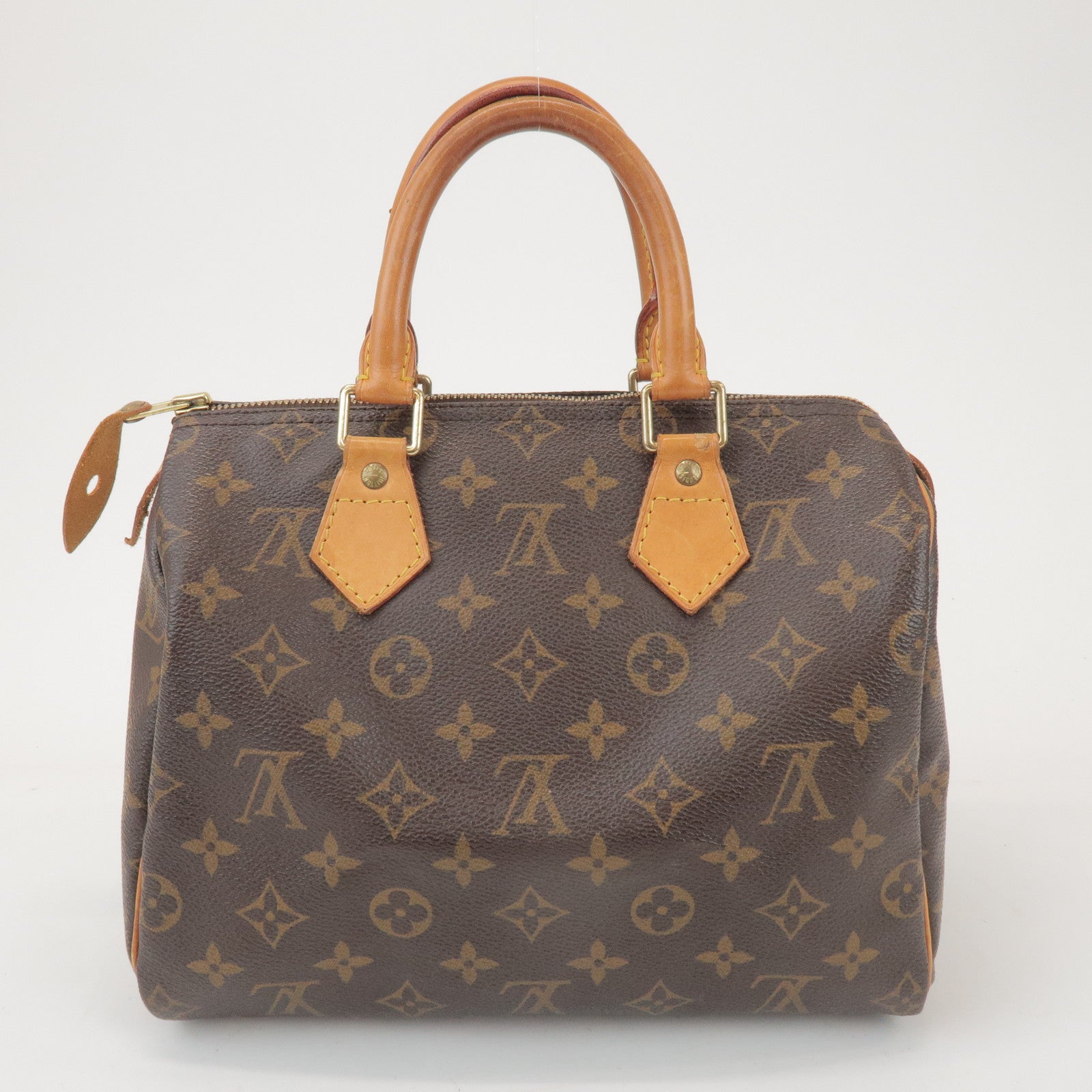 Louis Vuitton Monogram Speedy 25 Boston Bag Hand Bag Brown M41528