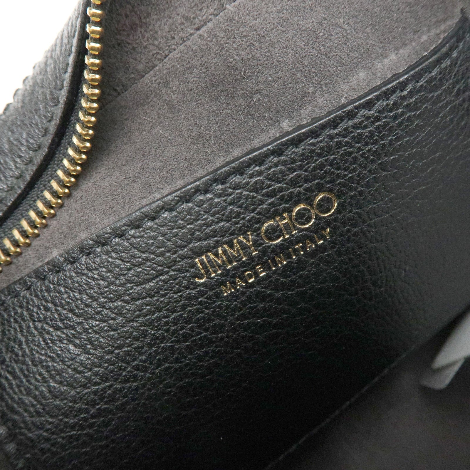 JIMMY CHOO VARENNE Leather Shoulder Bag Crossbody Bag Black