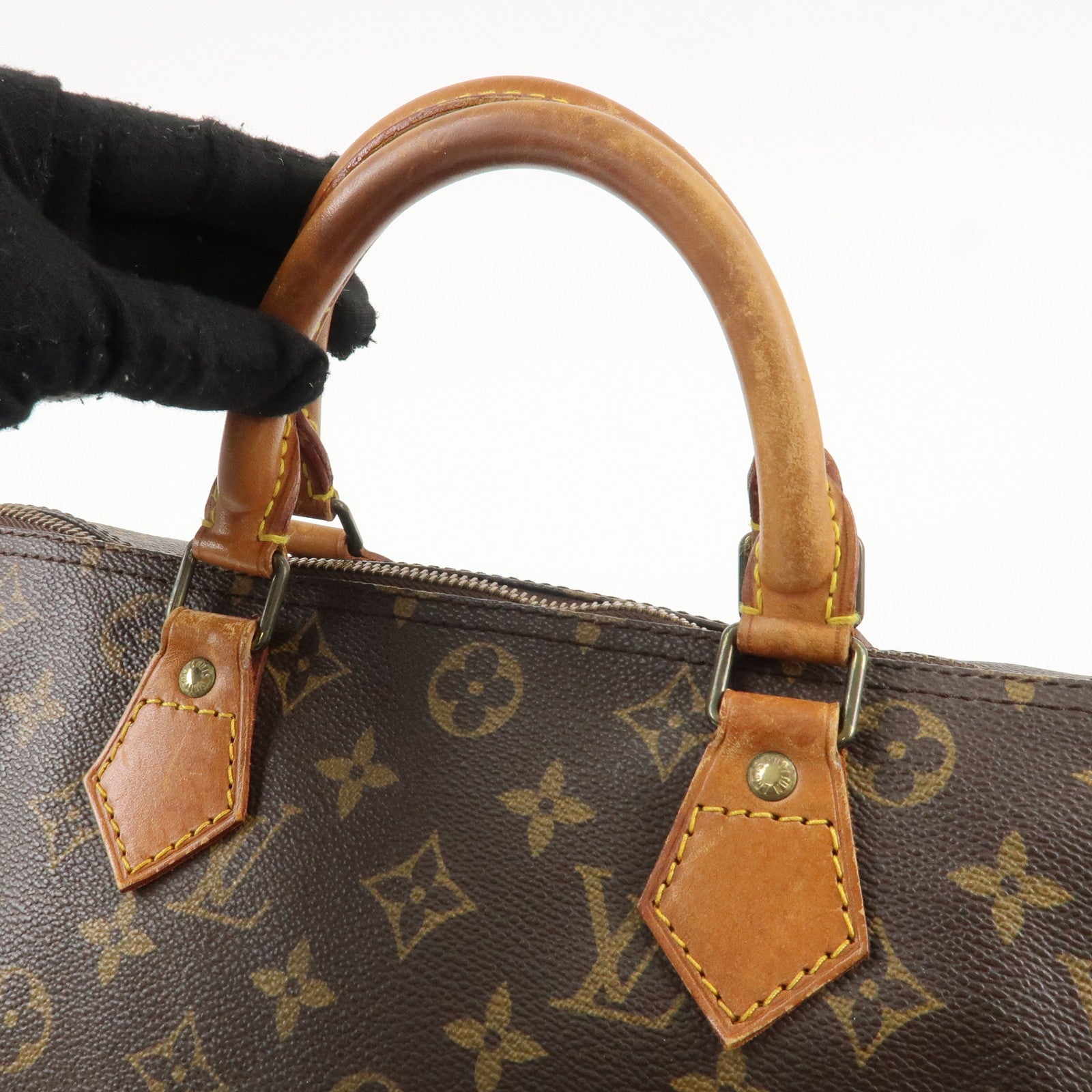 Louis Vuitton Monogram Speedy 30 Hand Bag Boston Bag M41526 Used