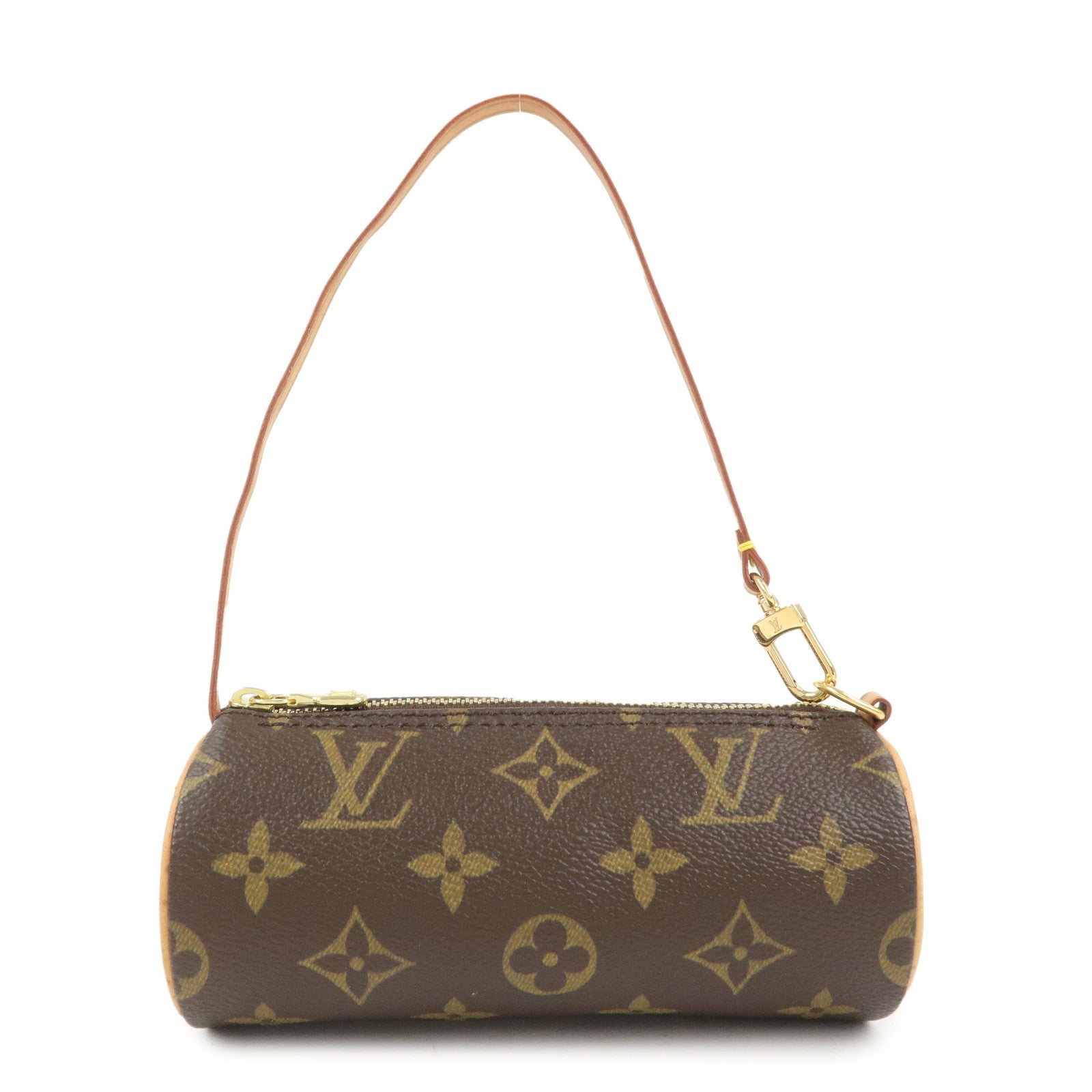 Louis Vuitton Monogram Mini Pouch for Papillon Bag Old Style Brown
