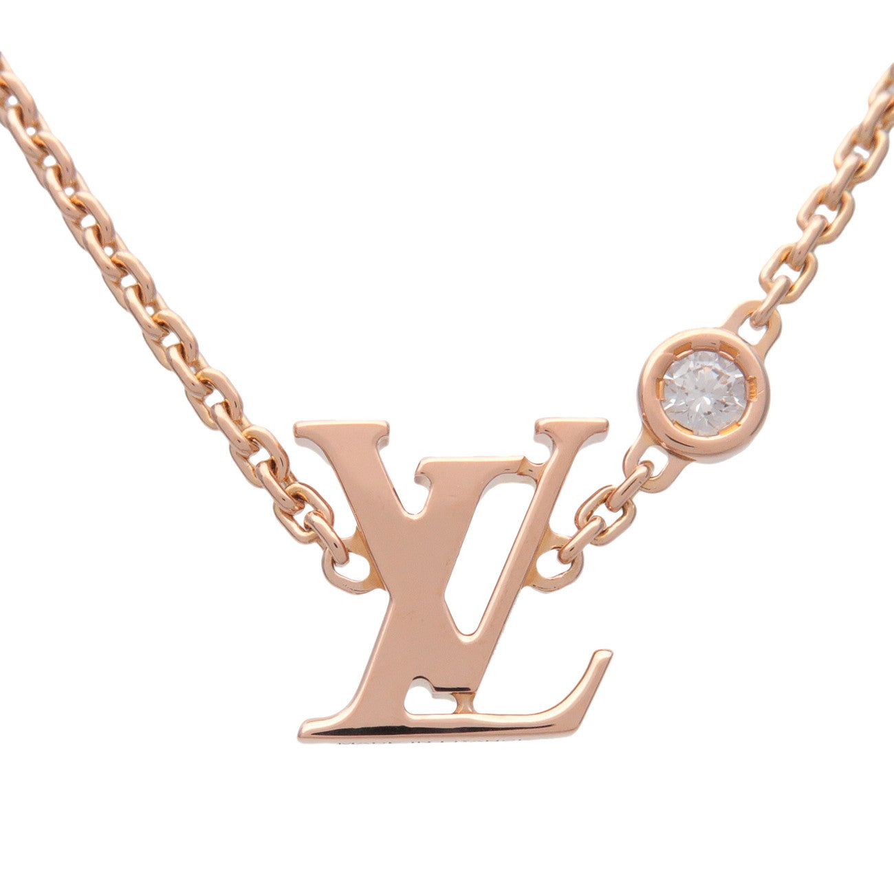 Louis Vuitton Pandantiff Idylle Blossom 1P Diamond Necklace Q93655