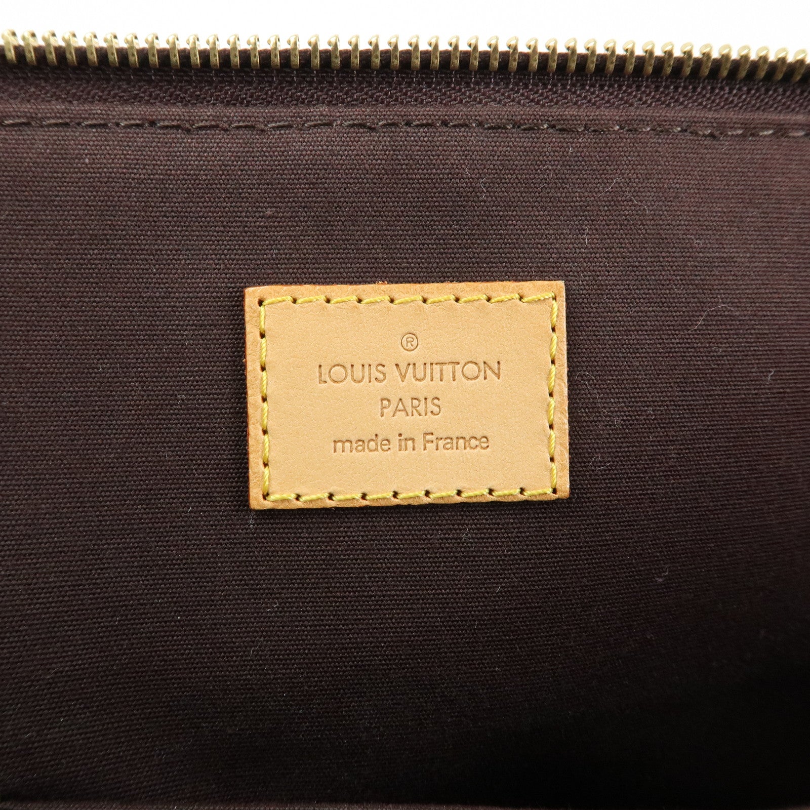 Louis Vuitton Monogram Vernis Bellevue GM Hand Bag Amarante M93589