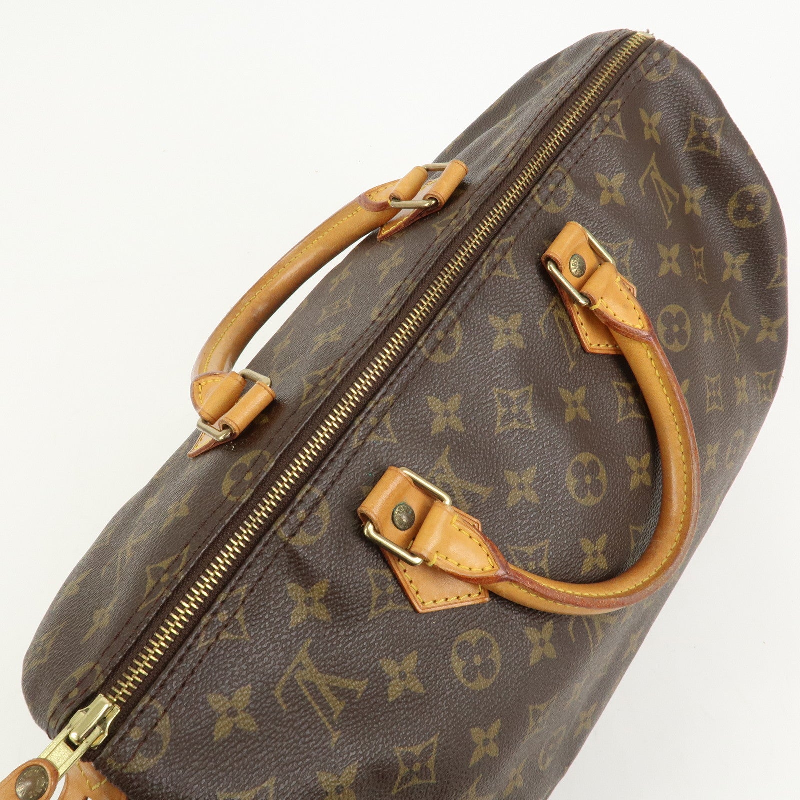 Louis Vuitton Monogram Canvas Speedy 35 Boston Bag Hand Bag M41524