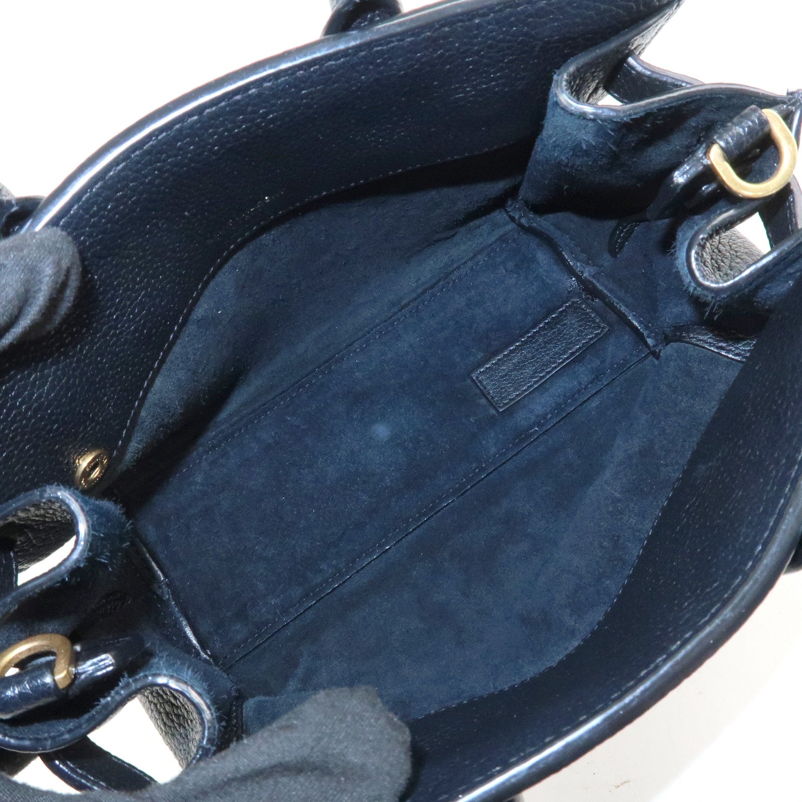 SAINT LAURENT PARIS Sac De Jour 2WAY Bag Hand Bag Black 717449