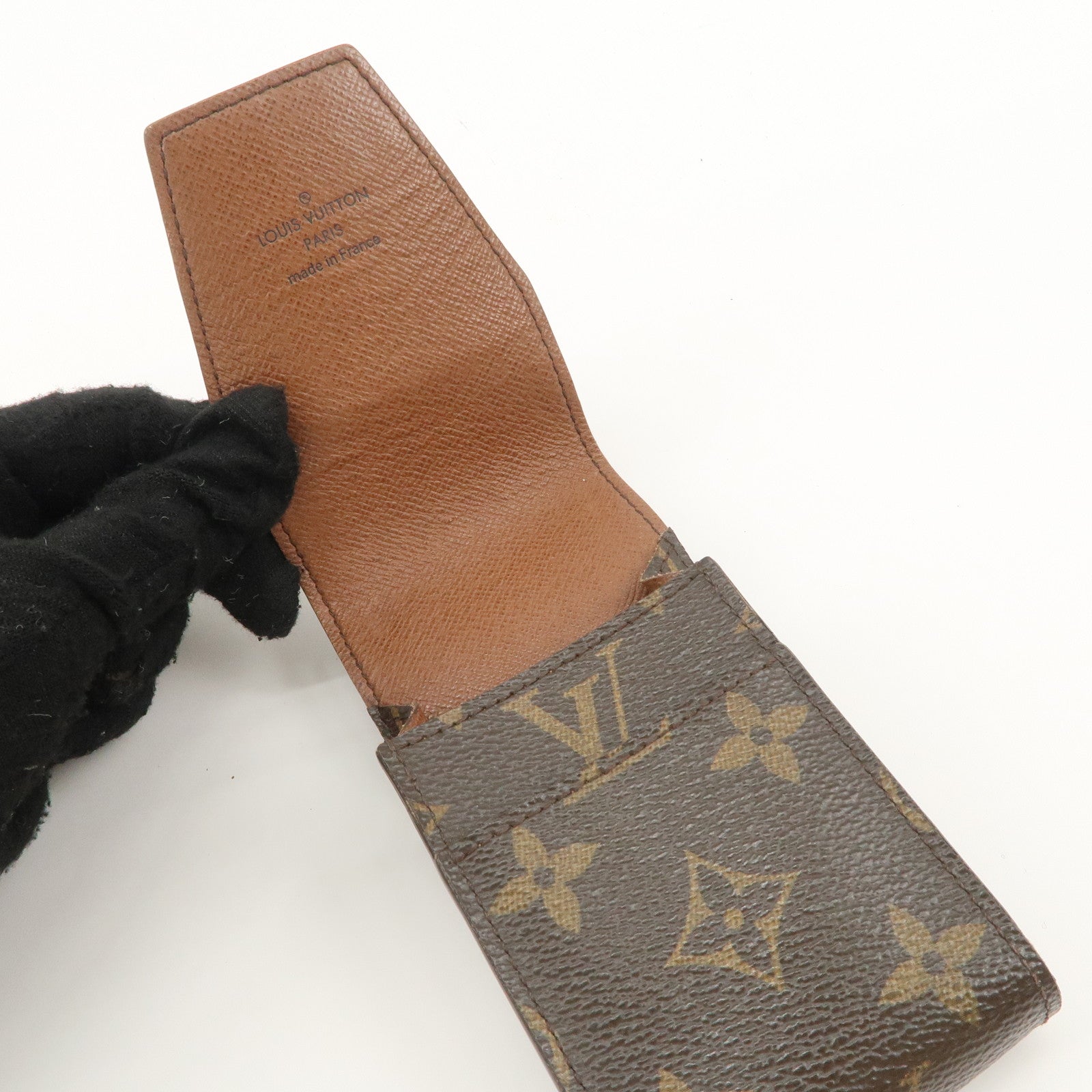 Louis Vuitton Set of 3 Monogram Etui Cigarette Case Brown M63024 Used