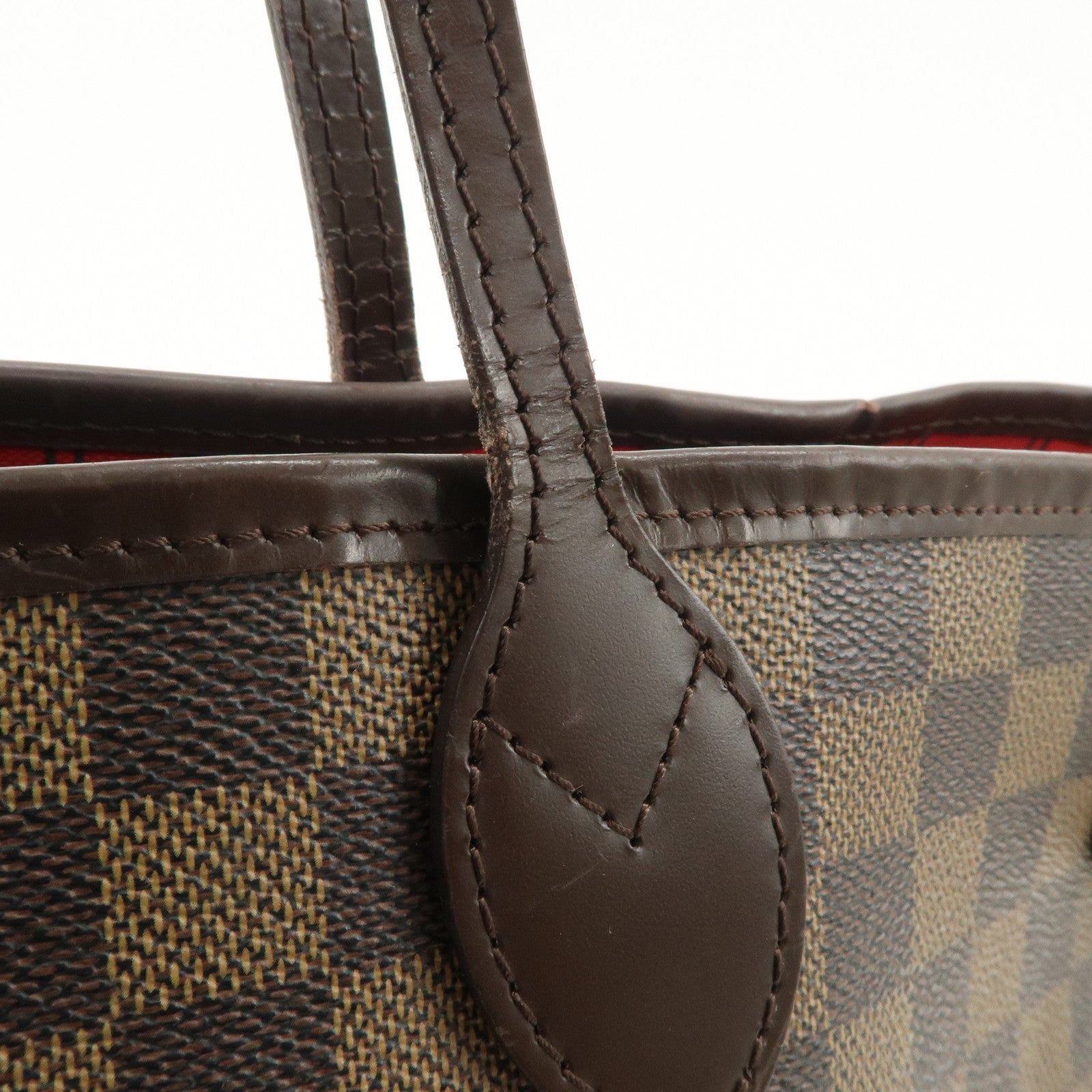 Louis Vuitton Damier Ebene Neverfull GM Tote Bag Shoulder Bag Brown N51106
