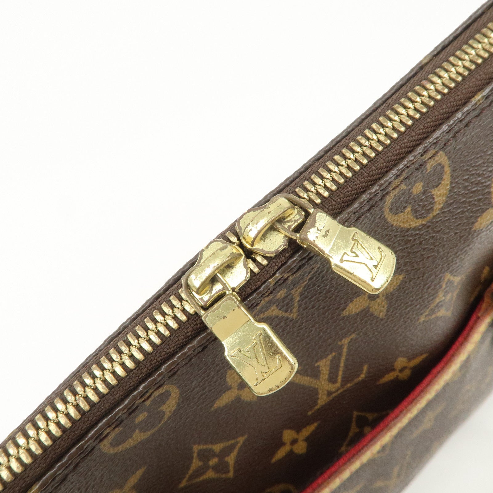 Louis Vuitton Monogram Coussin GM Hand Bag Shoulder Bag Brown M51141 Used