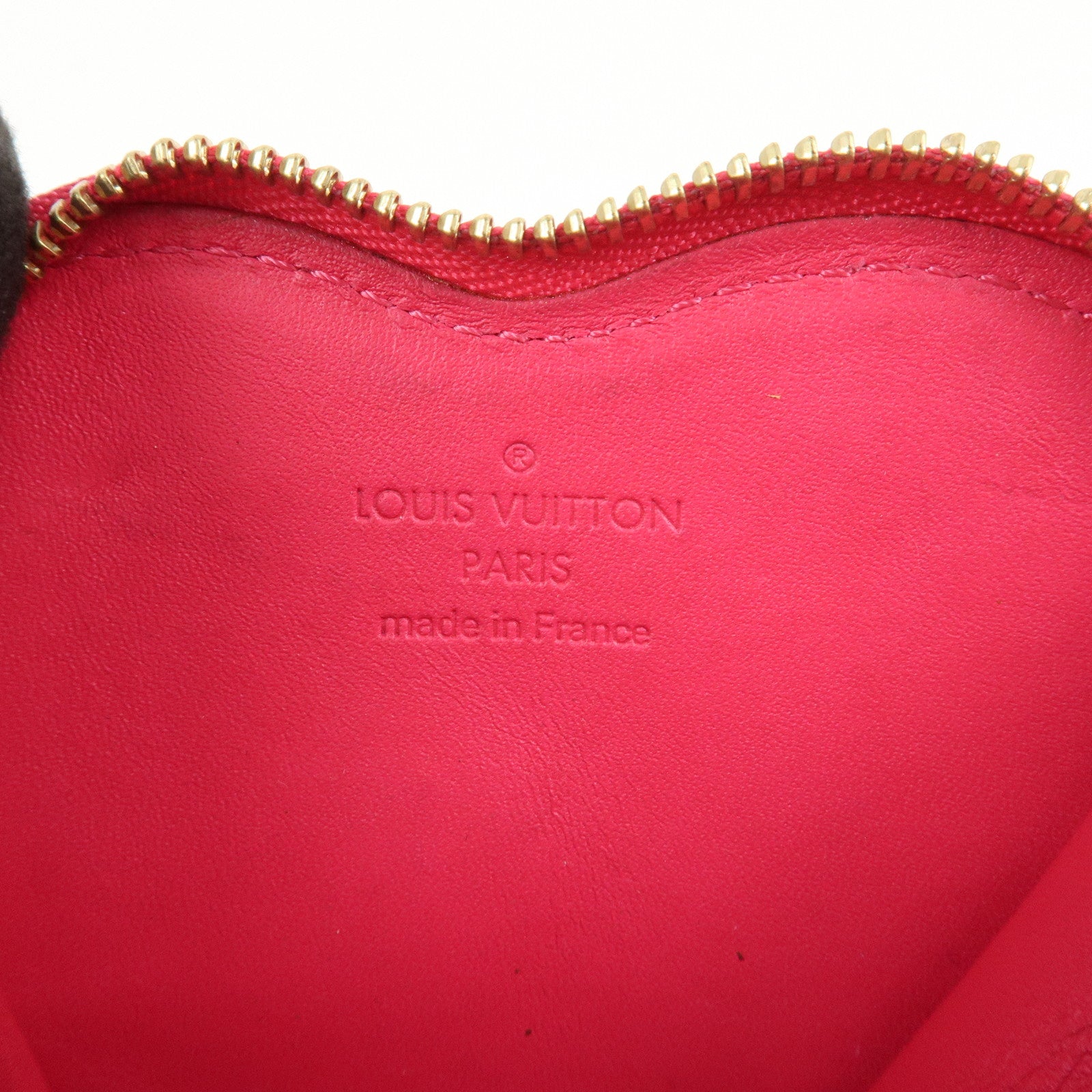 Louis Vuitton Monogram Vernis Porte Monnaie Coeur Coin Case M93657
