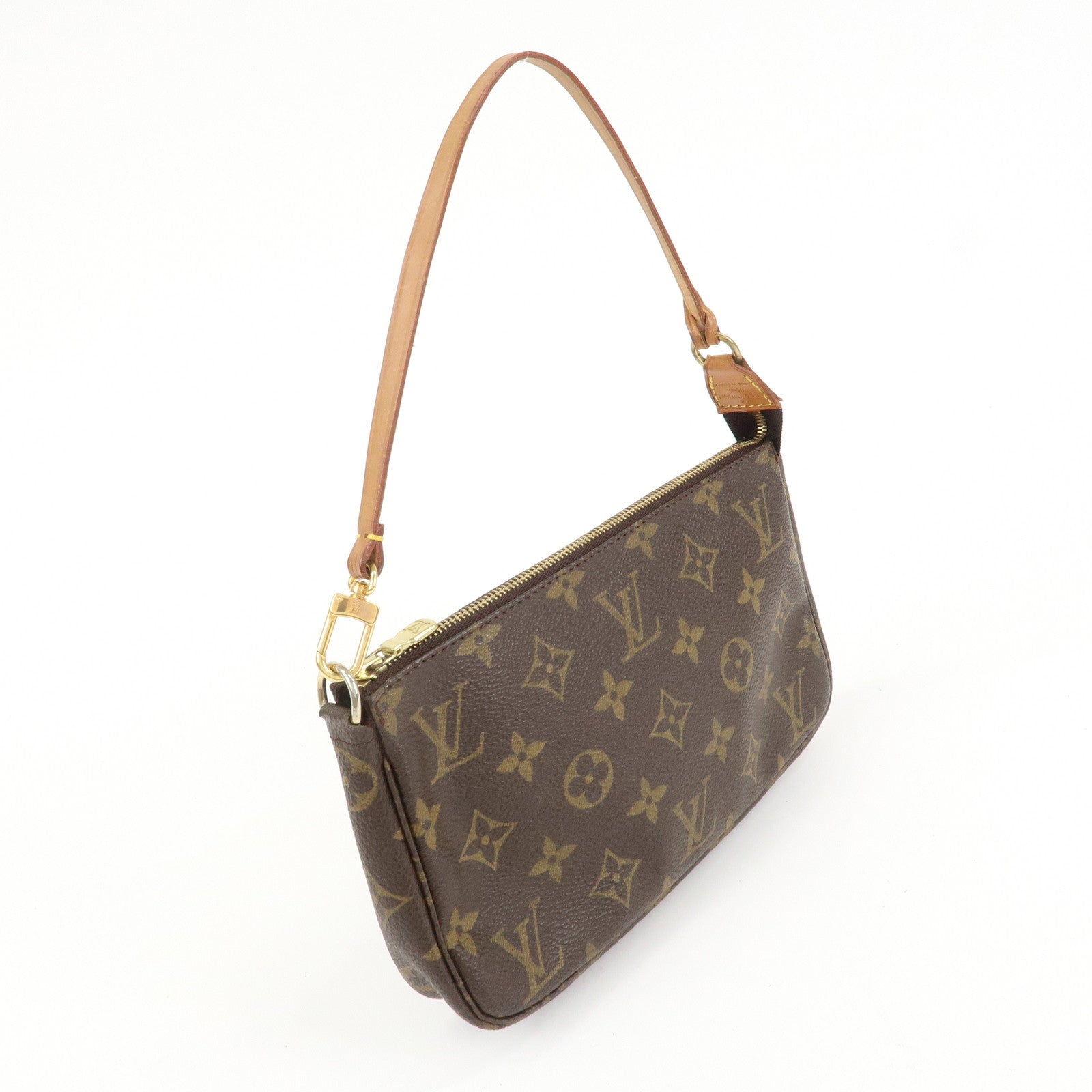 Louis Vuitton Monogram Pochette Accessoires Hand Bag M51980 Used